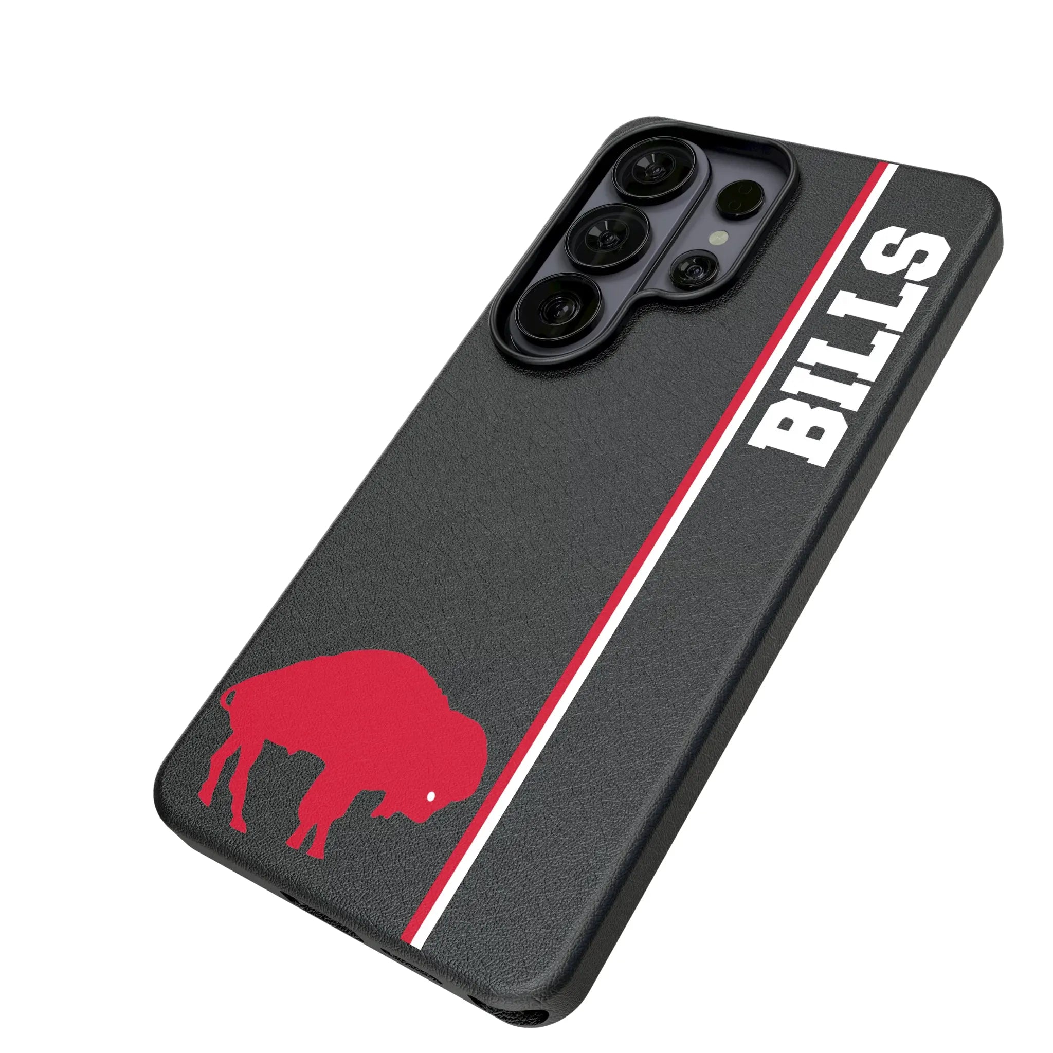 Buffalo Bills Historic Collection Sidebar Galaxy MagSafe Compatible Phone Case for Samsung Galaxy - Isometric View#Device_Galaxy S26 Ultra