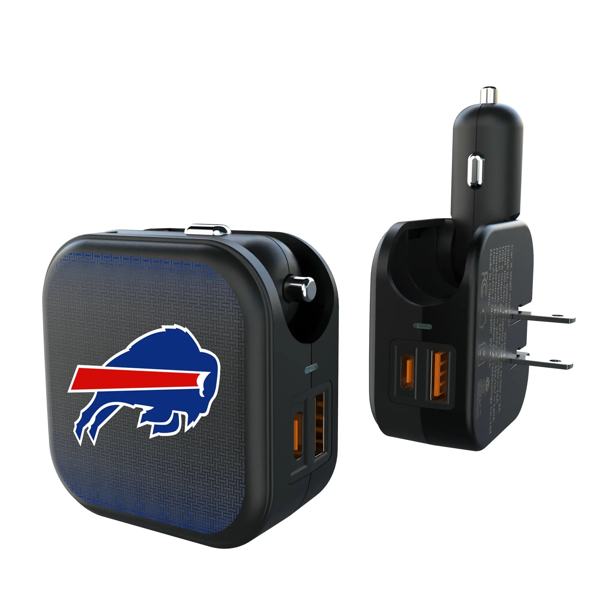 Buffalo Bills Linen 2 in 1 USB A/C Charger