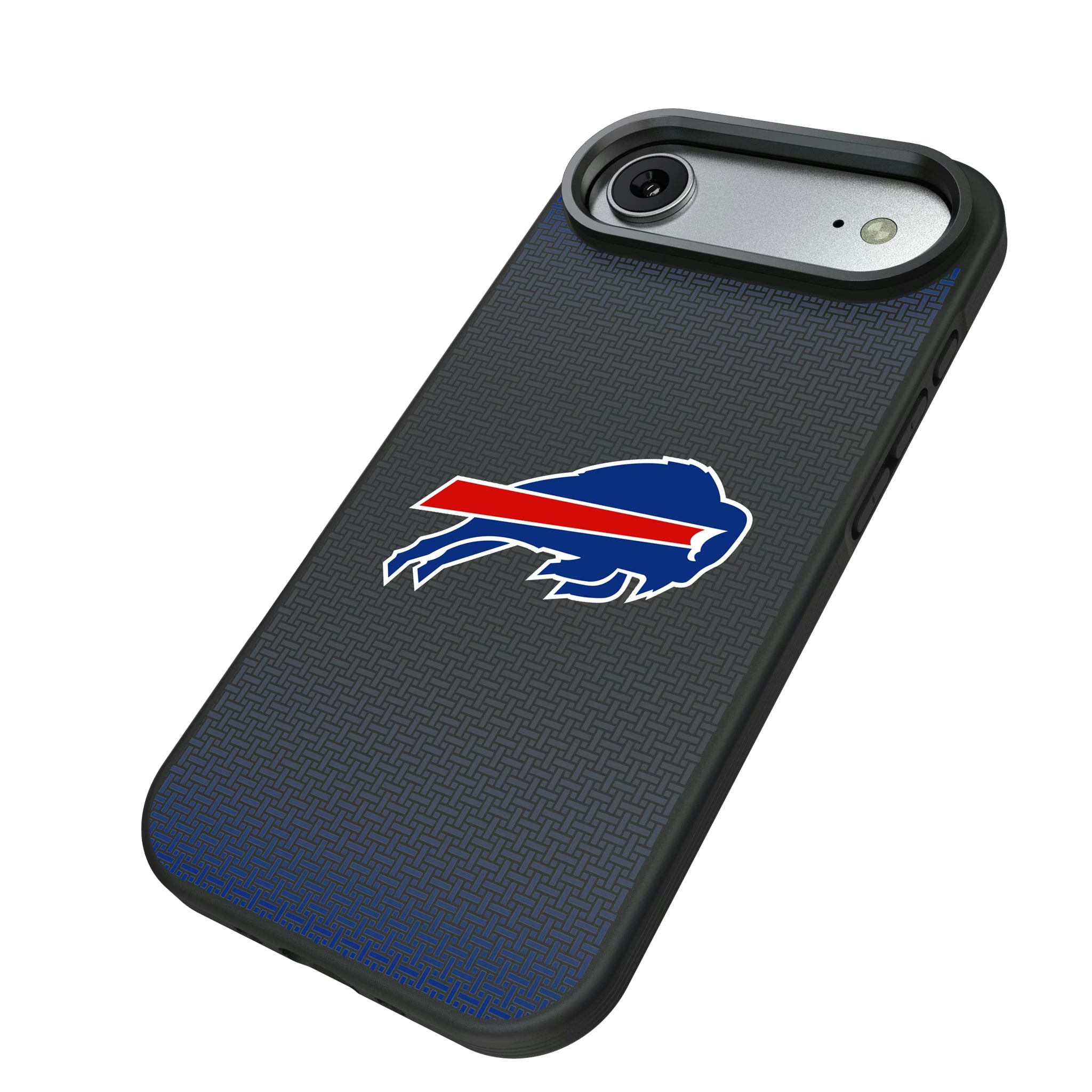 Buffalo Bills Linen iPhone Bump Phone Case for Apple iPhone - Isometric View#Device_iPhone Air