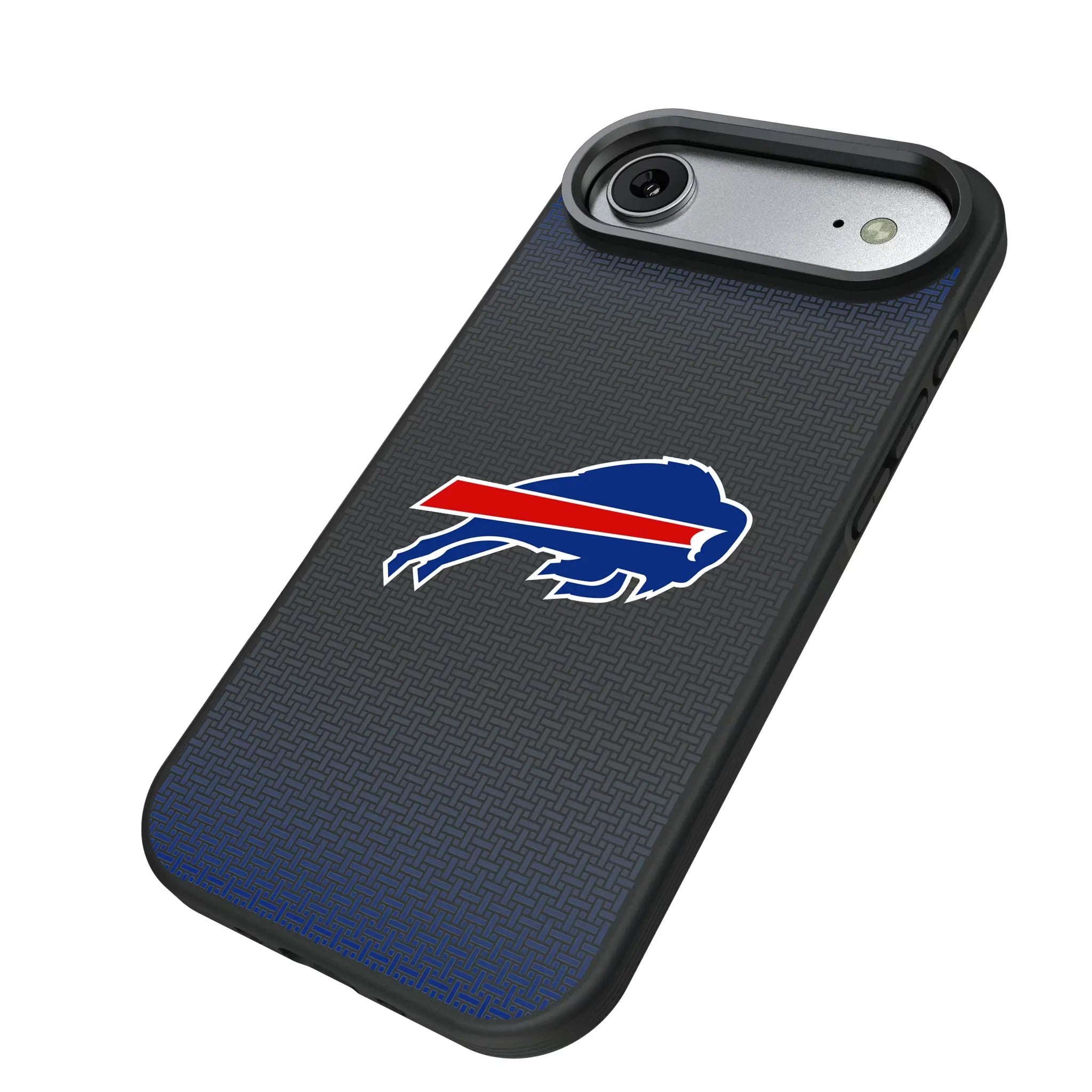 Buffalo Bills Linen iPhone Bump Phone Case for Apple iPhone - Isometric View#Device_iPhone Air