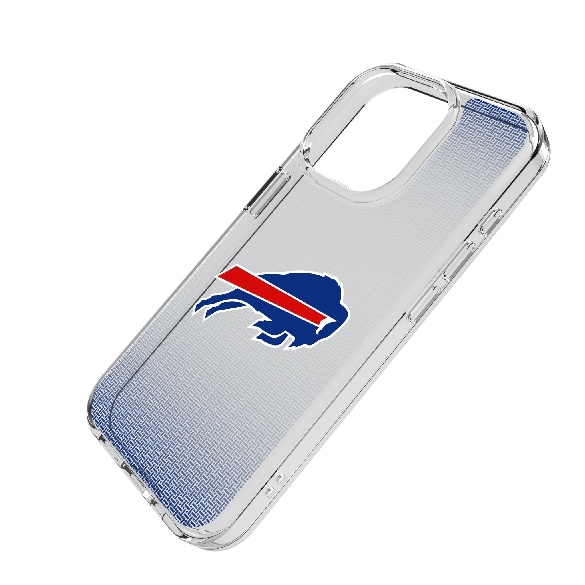 Buffalo Bills Linen iPhone Clear Phone Case for Apple iPhone - Isometric View
