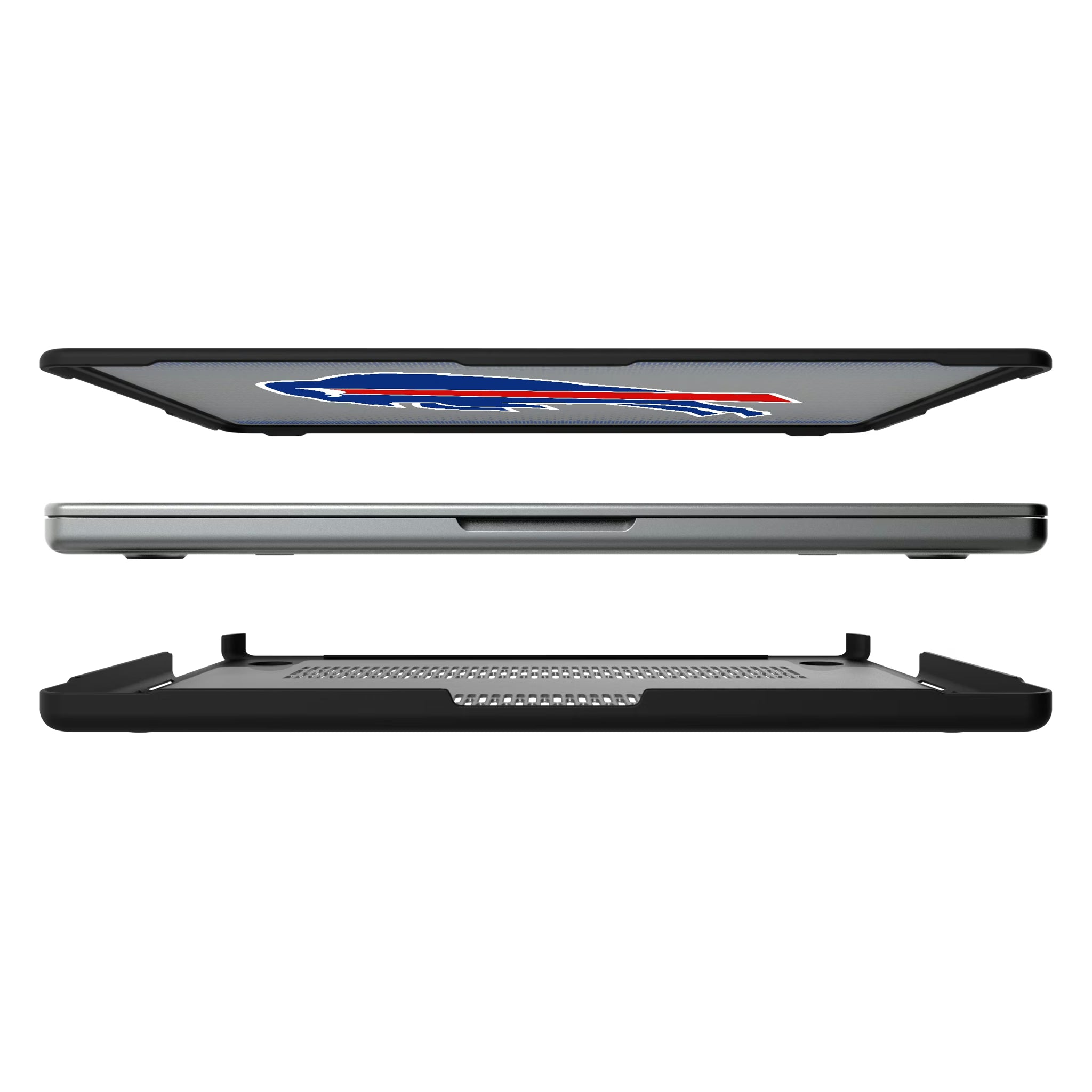 Buffalo Bills Linen MacBook Laptop Case for Apple MacBook#Device_MacBook Pro (14-inch, 2021) / MacBook Pro (14-inch, 2023) / MacBook Pro (14-inch, 2024)