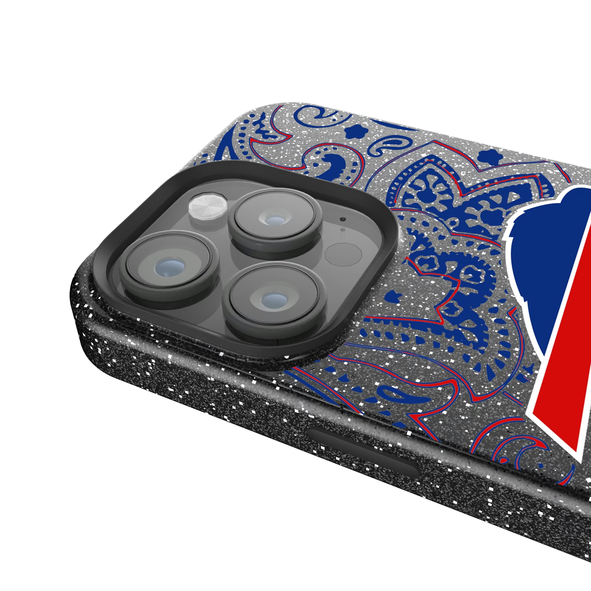 Buffalo Bills Paisley iPhone Bling Phone Case for Apple iPhone - Detail