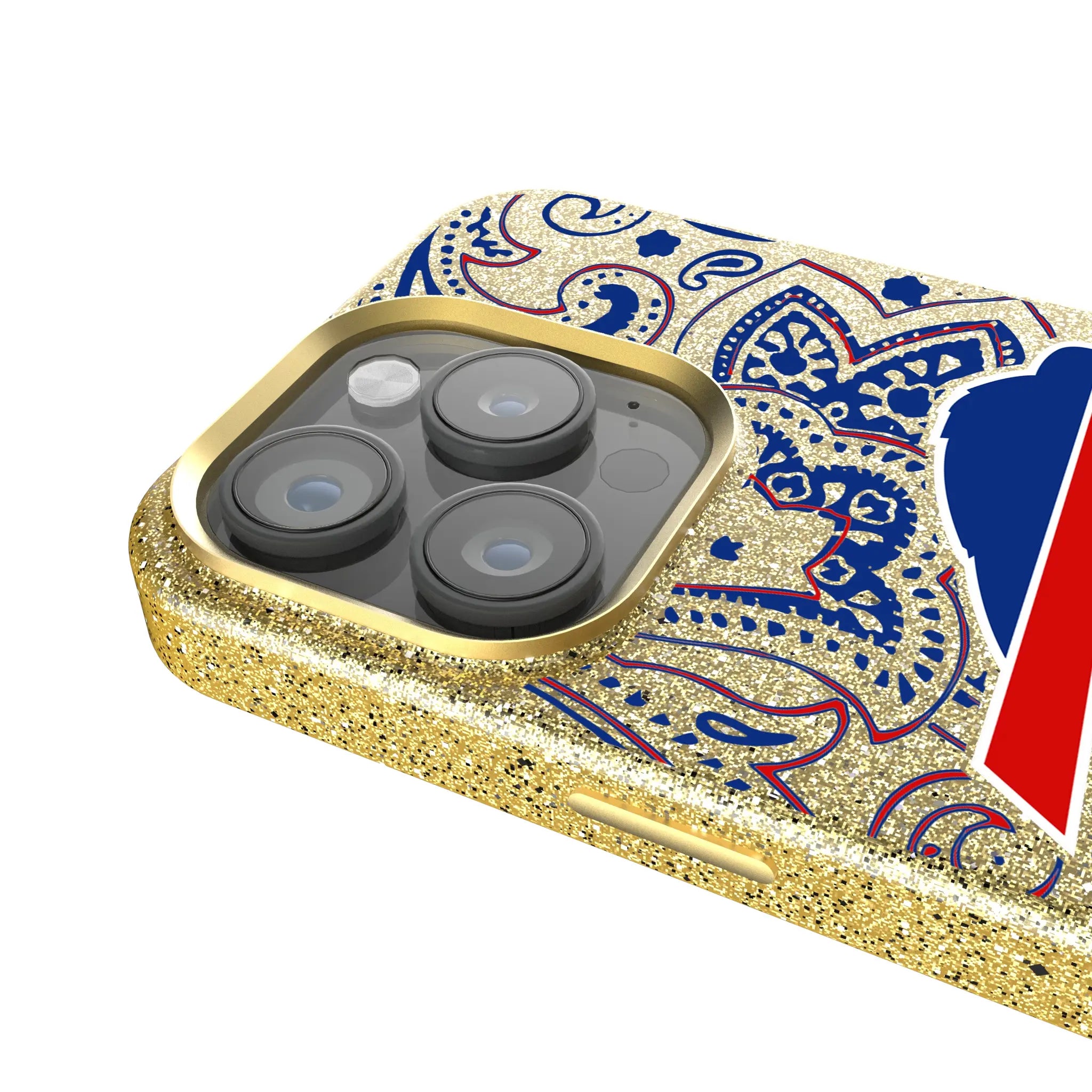 Buffalo Bills Paisley iPhone Bling Phone Case for Apple iPhone - Detail