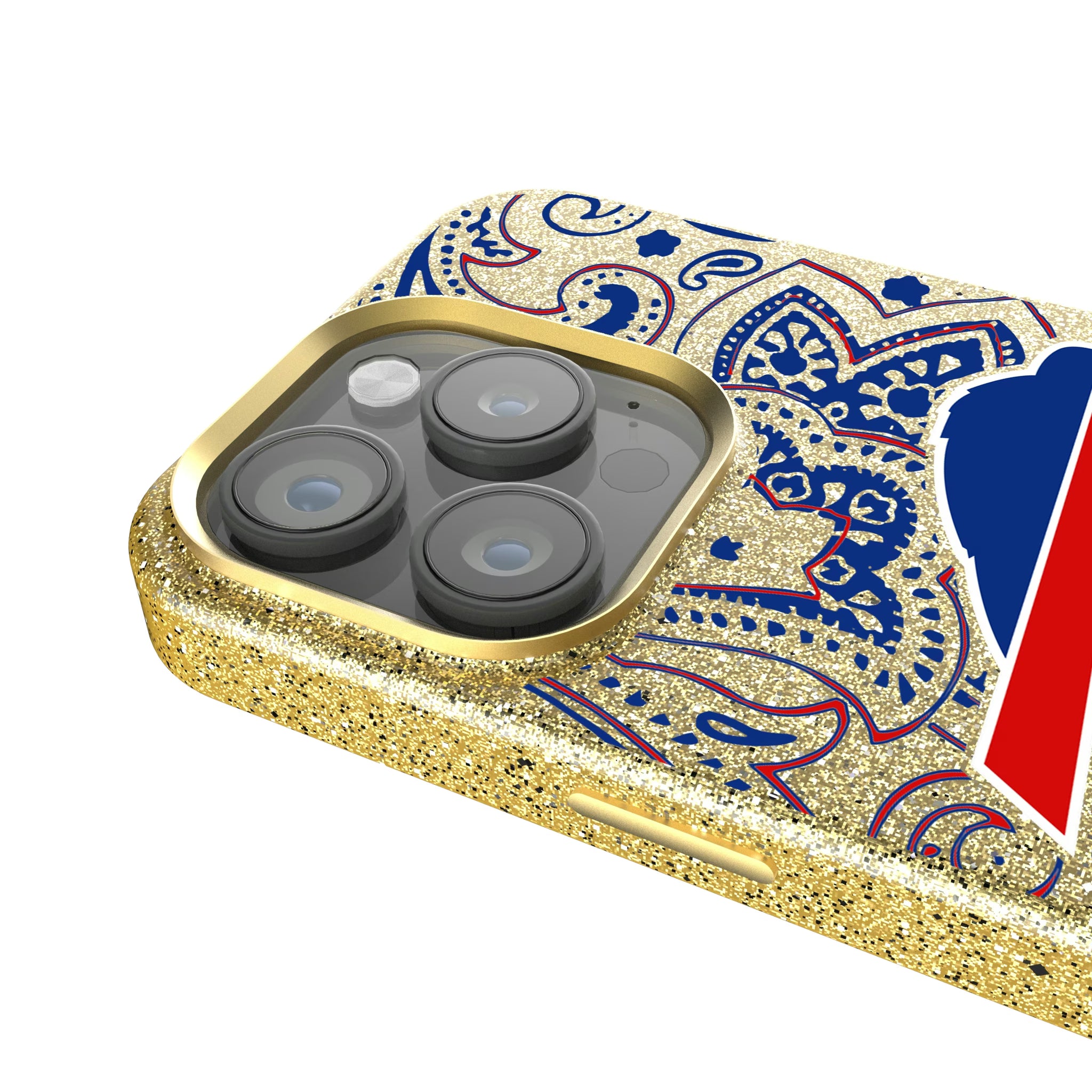 Buffalo Bills Paisley iPhone Bling Phone Case for Apple iPhone - Detail
