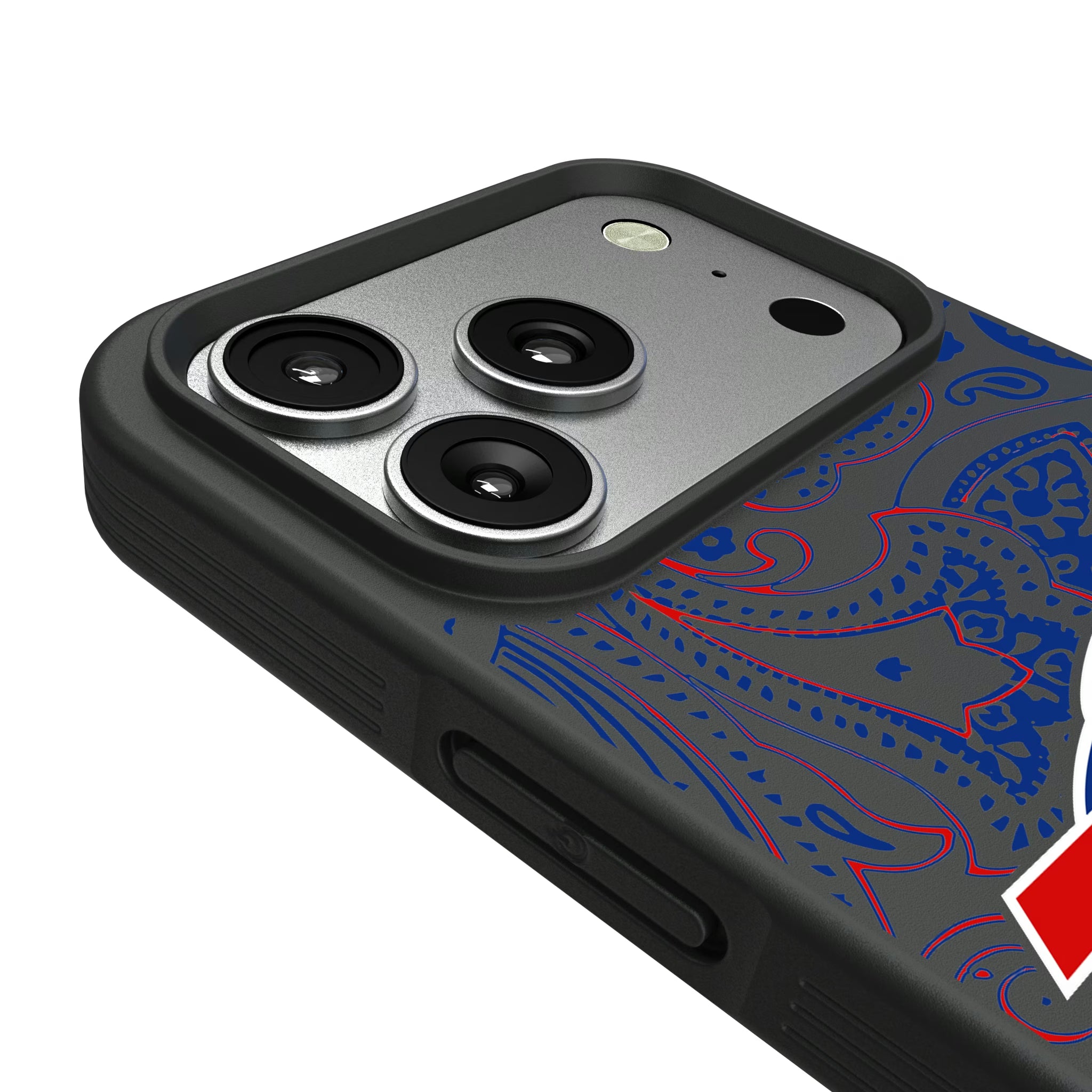 Buffalo Bills Paisley iPhone Bump Phone Case for Apple iPhone - Detail#Device_iPhone 17 Pro