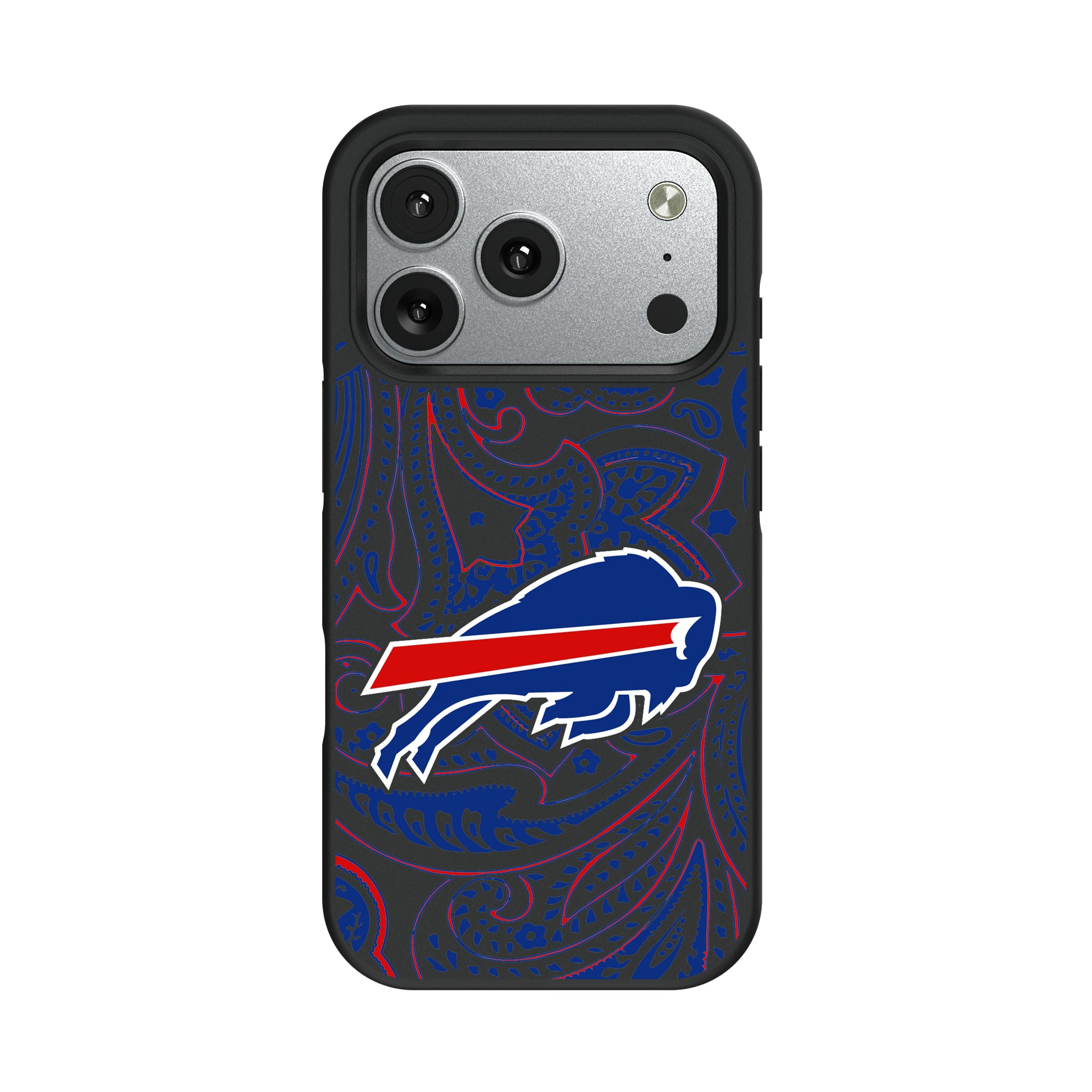 Buffalo Bills Paisley iPhone Bump Phone Case for Apple iPhone#Device_iPhone 17 Pro