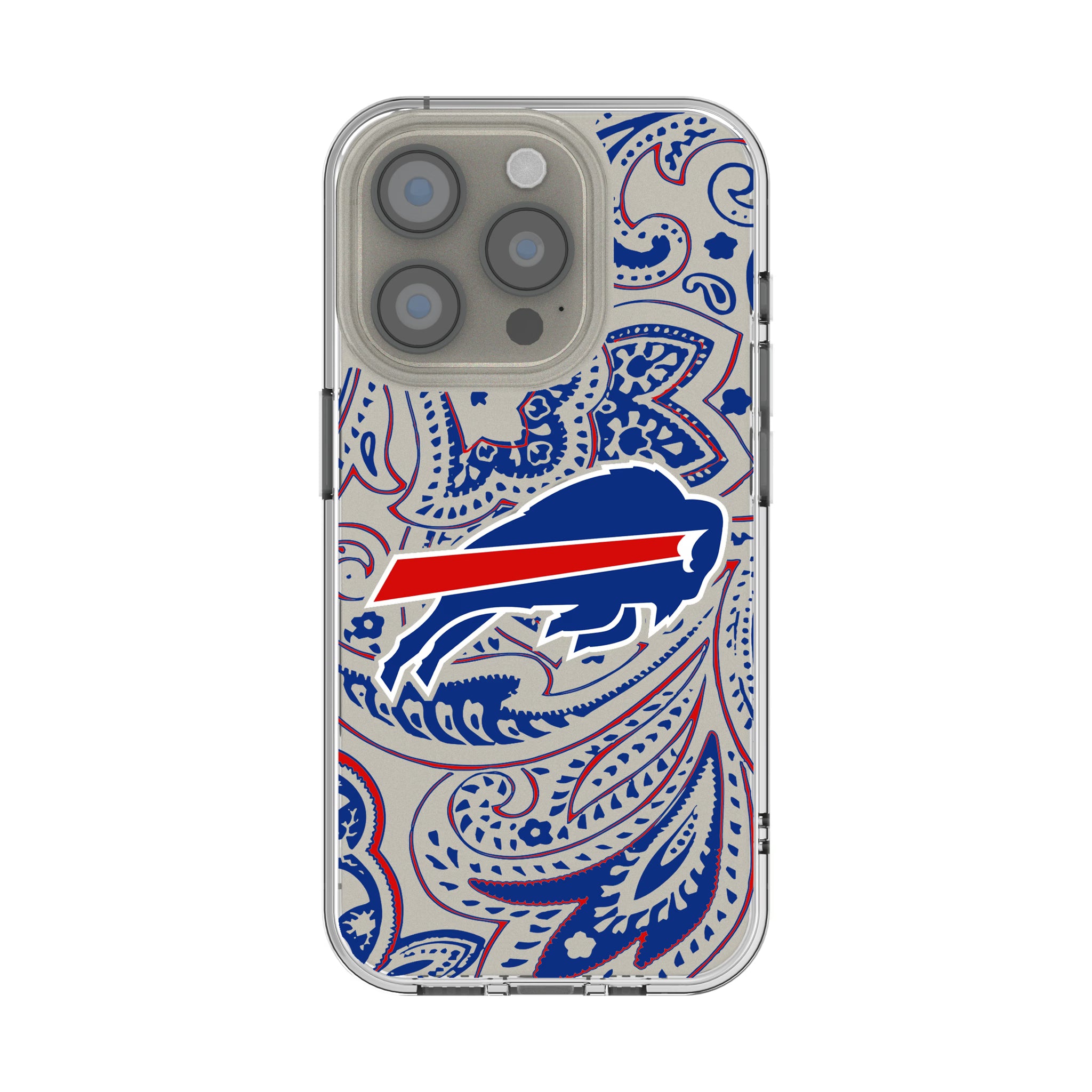 Buffalo Bills Paisley iPhone Clear Phone Case for Apple iPhone