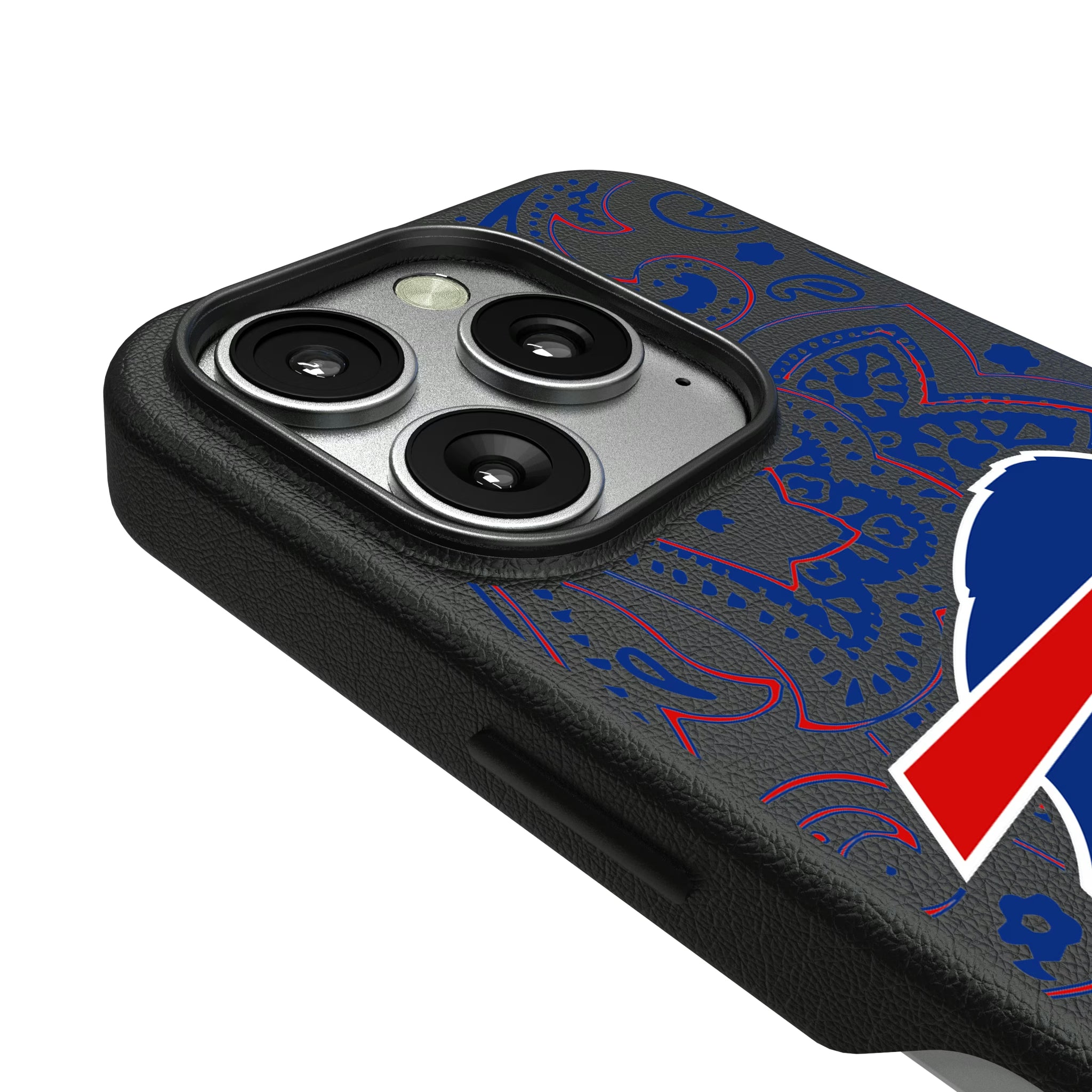Buffalo Bills Paisley iPhone MagSafe Compatible Phone Case for Apple iPhone - Detail