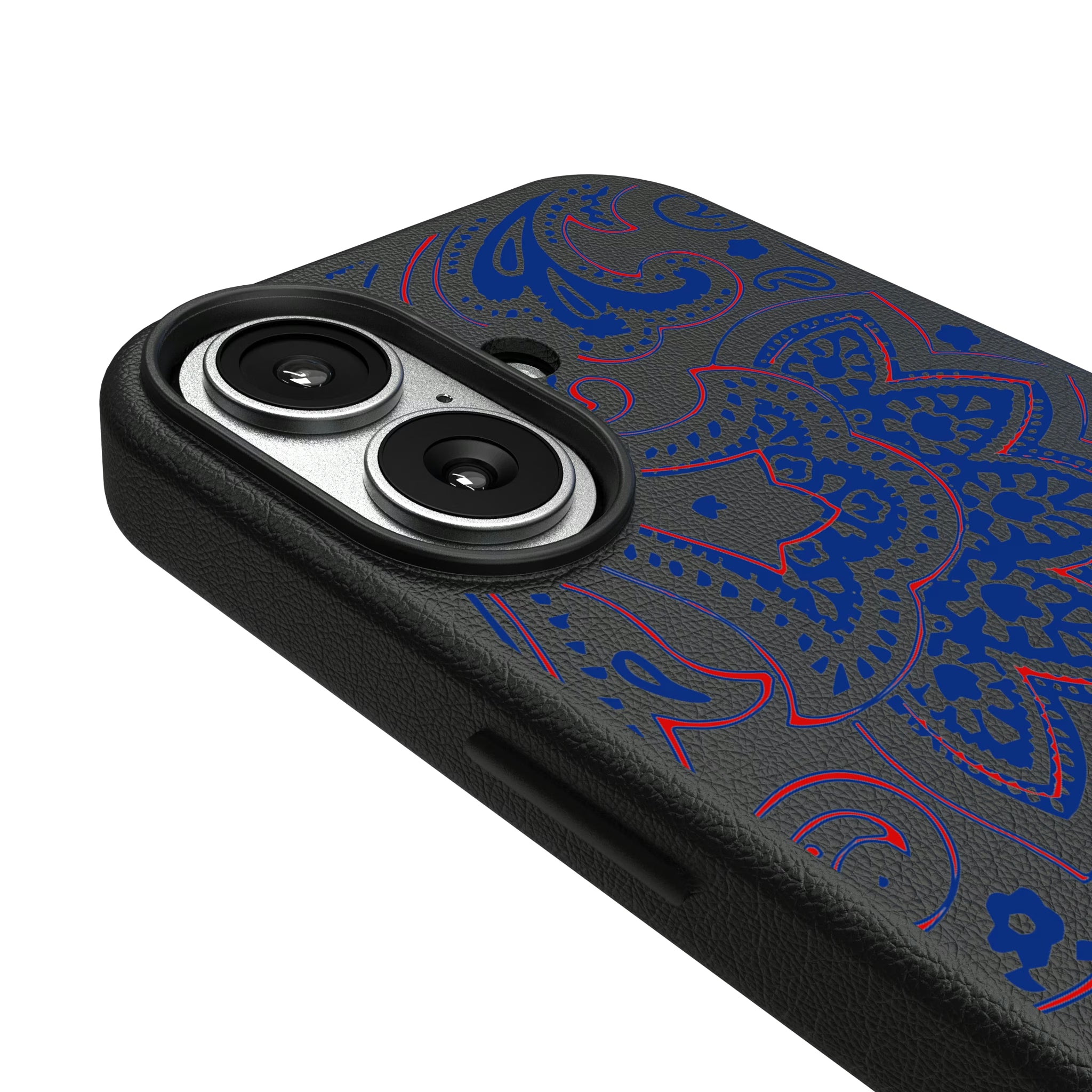 Buffalo Bills Paisley iPhone MagSafe Compatible Phone Case for Apple iPhone - Detail#Device_iPhone 17