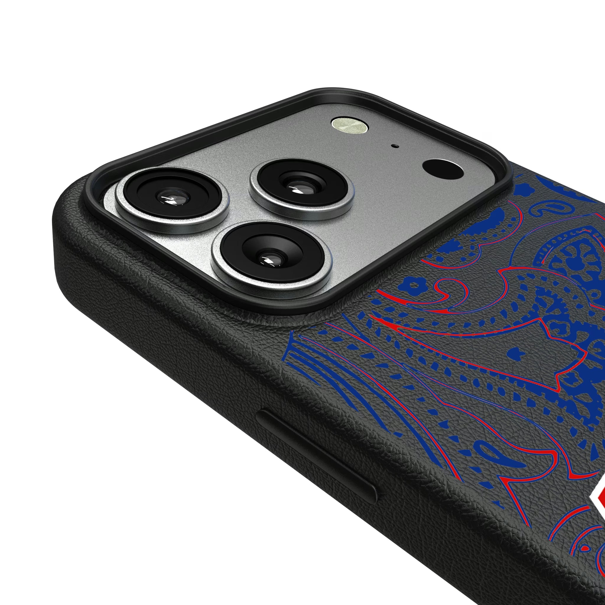 Buffalo Bills Paisley iPhone MagSafe Compatible Phone Case for Apple iPhone - Detail#Device_iPhone 17 Pro
