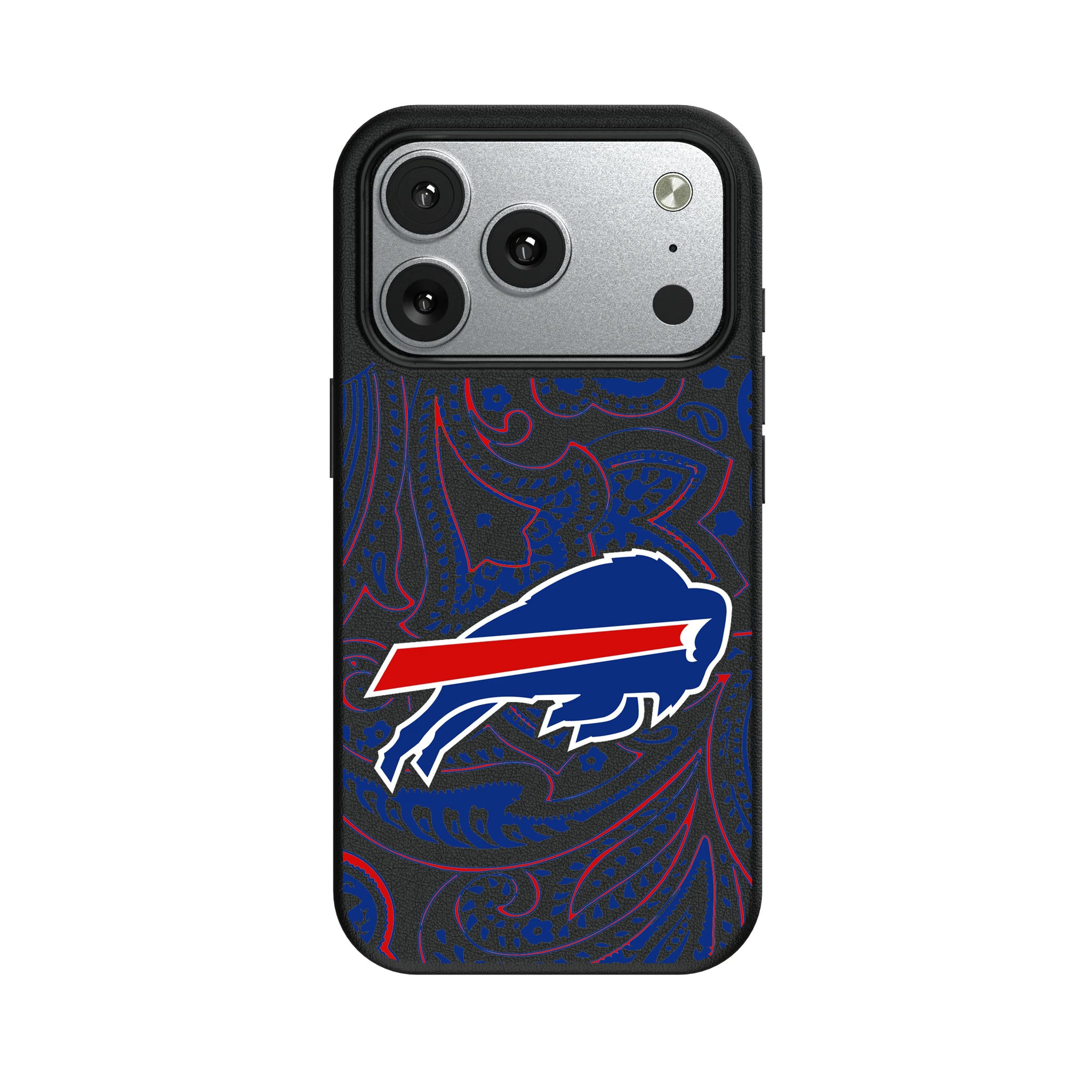 Buffalo Bills Paisley iPhone MagSafe Compatible Phone Case for Apple iPhone#Device_iPhone 17 Pro