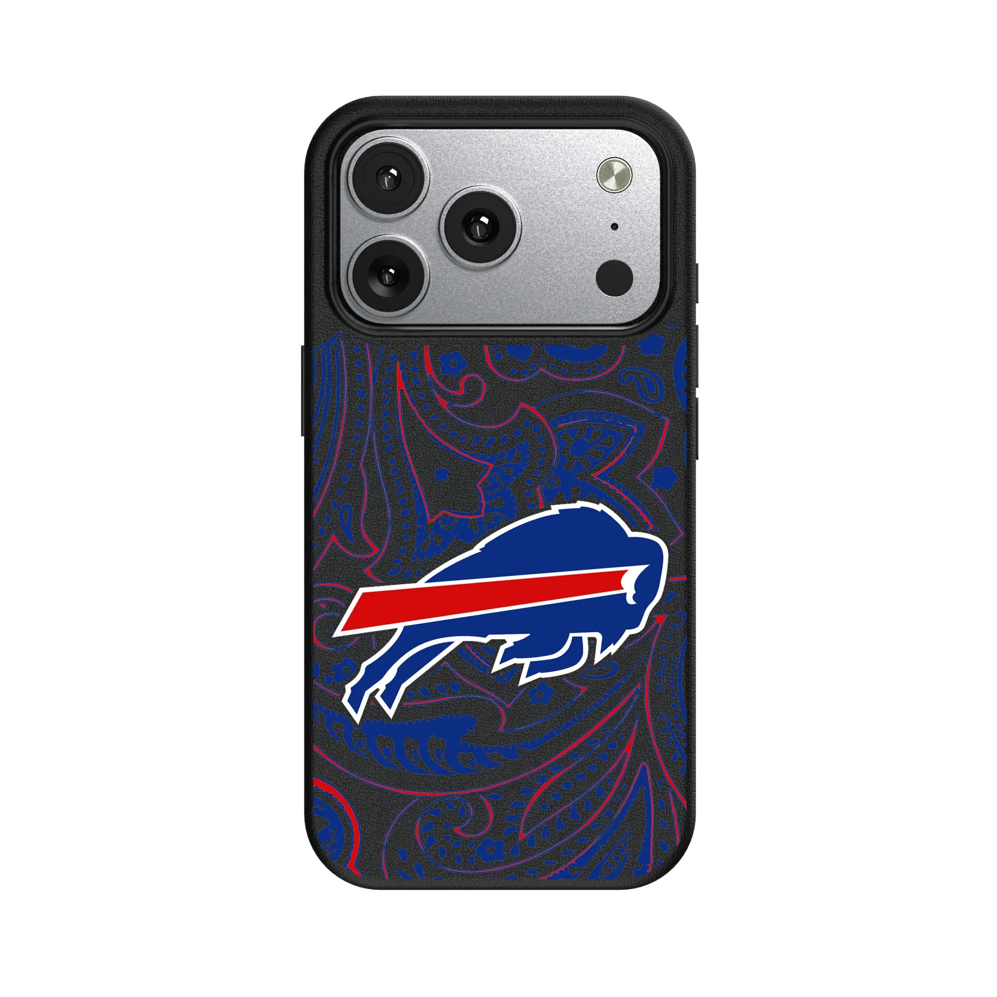 Buffalo Bills Paisley iPhone MagSafe Compatible Phone Case for Apple iPhone#Device_iPhone 17 Pro