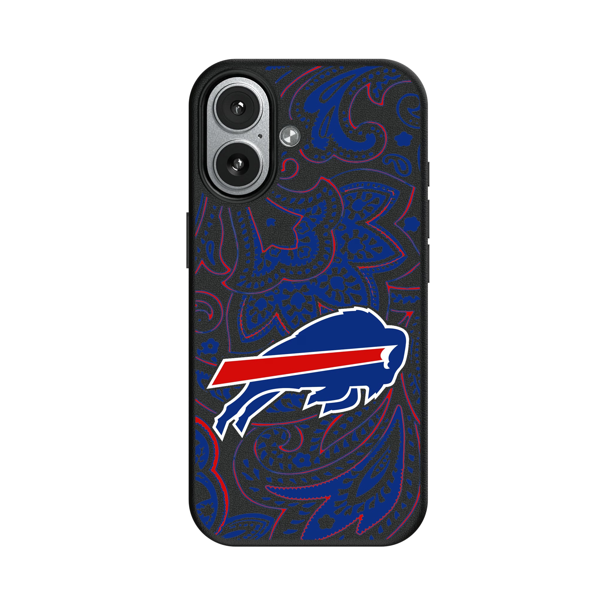 Buffalo Bills Paisley iPhone MagSafe Compatible Phone Case for Apple iPhone#Device_iPhone 17