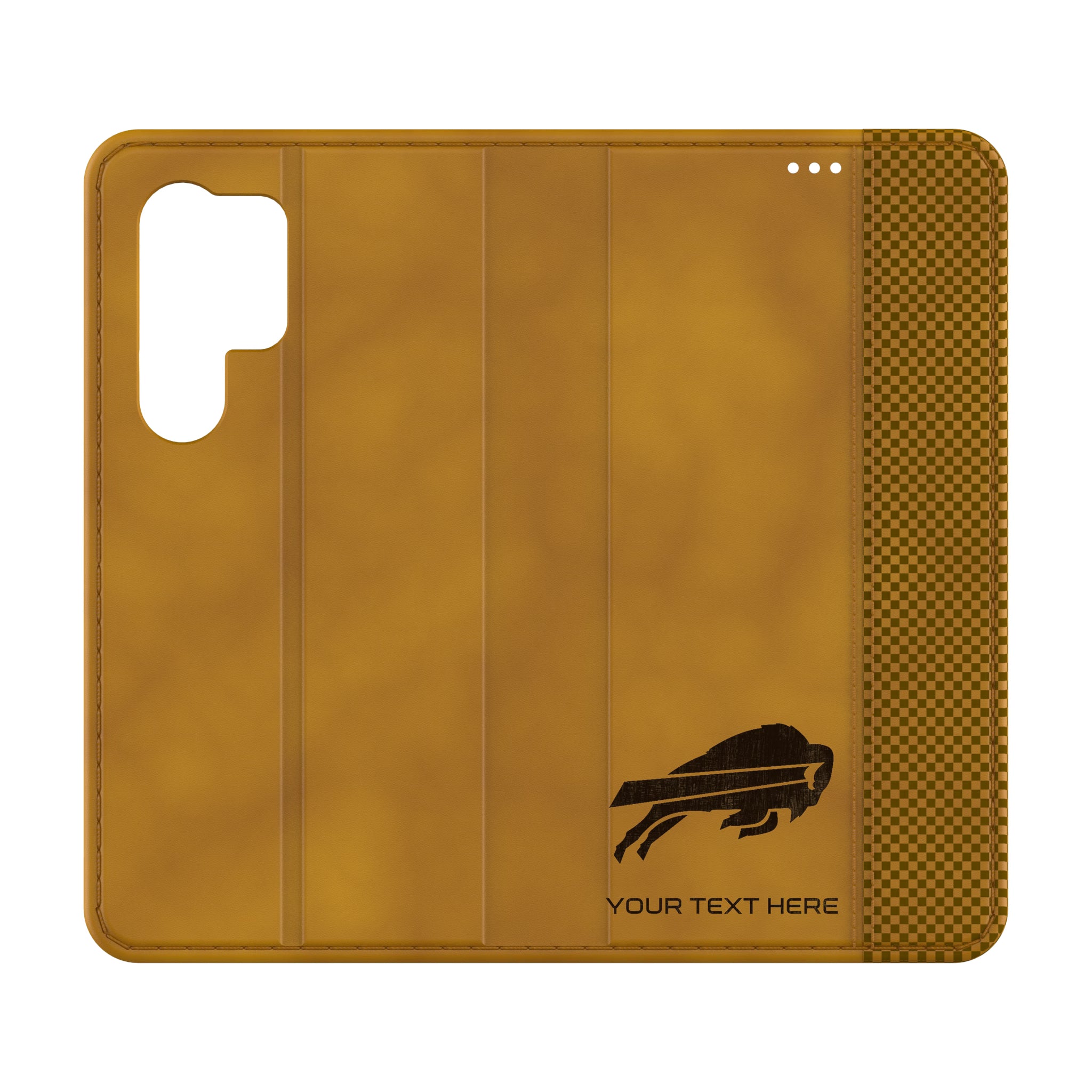 Buffalo Bills Personalized Burn Galaxy Folio Phone Case for Samsung Galaxy
