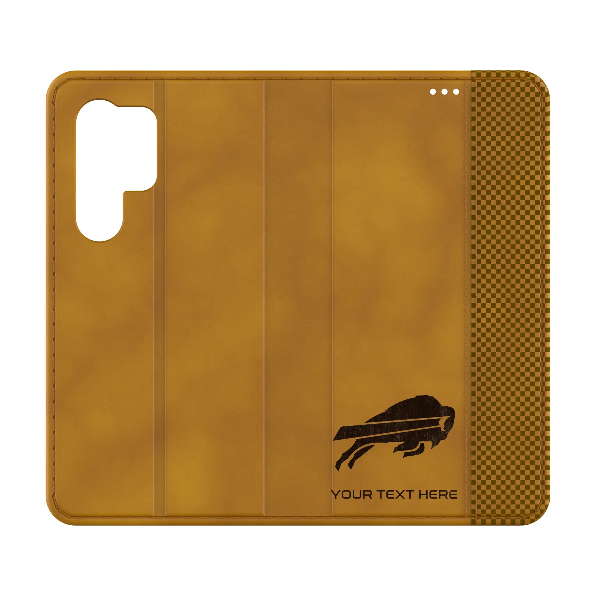 Buffalo Bills Personalized Burn Galaxy Folio Phone Case for Samsung Galaxy