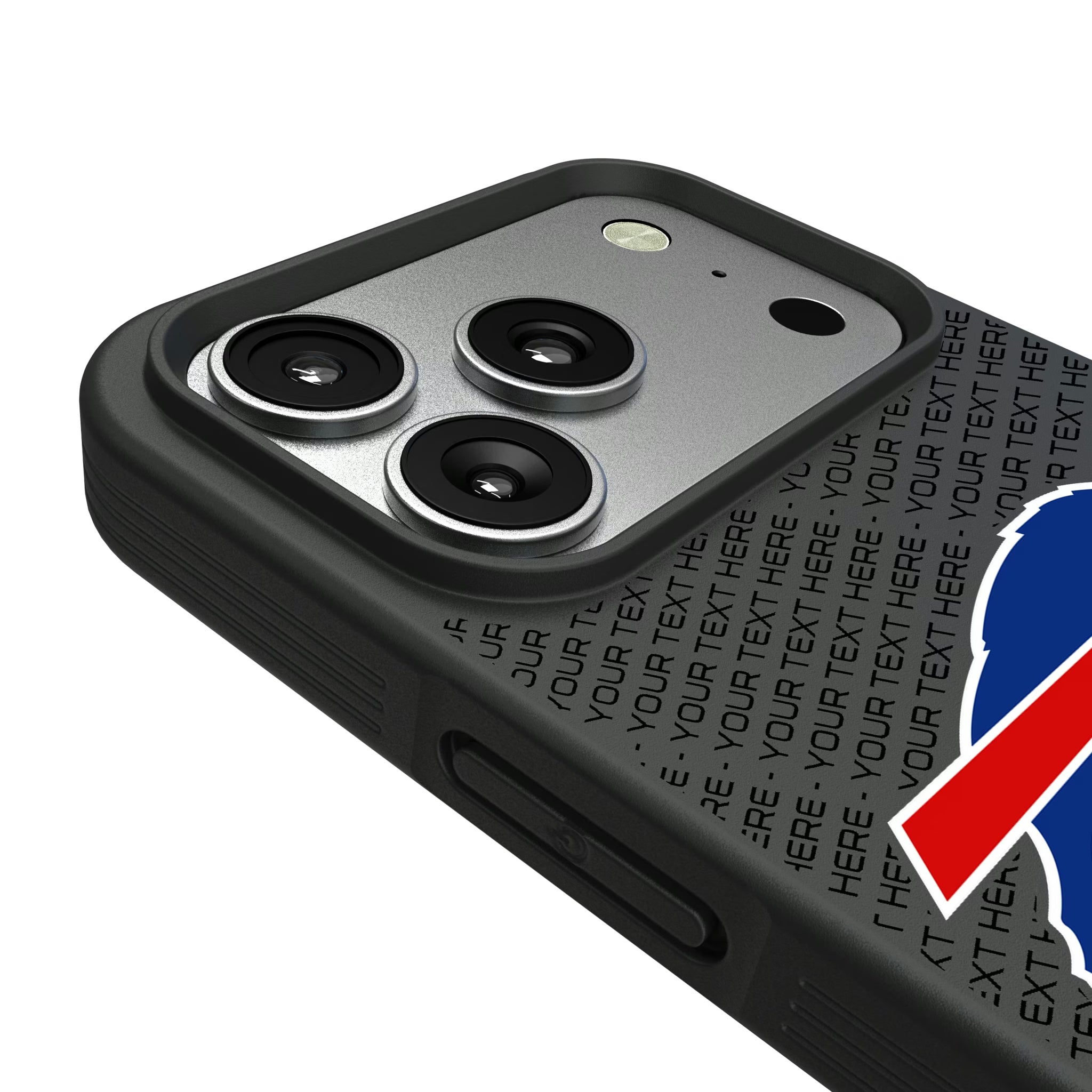 Buffalo Bills Personalized EndZone Plus iPhone Bump Phone Case for Apple iPhone - Detail#Device_iPhone 17 Pro