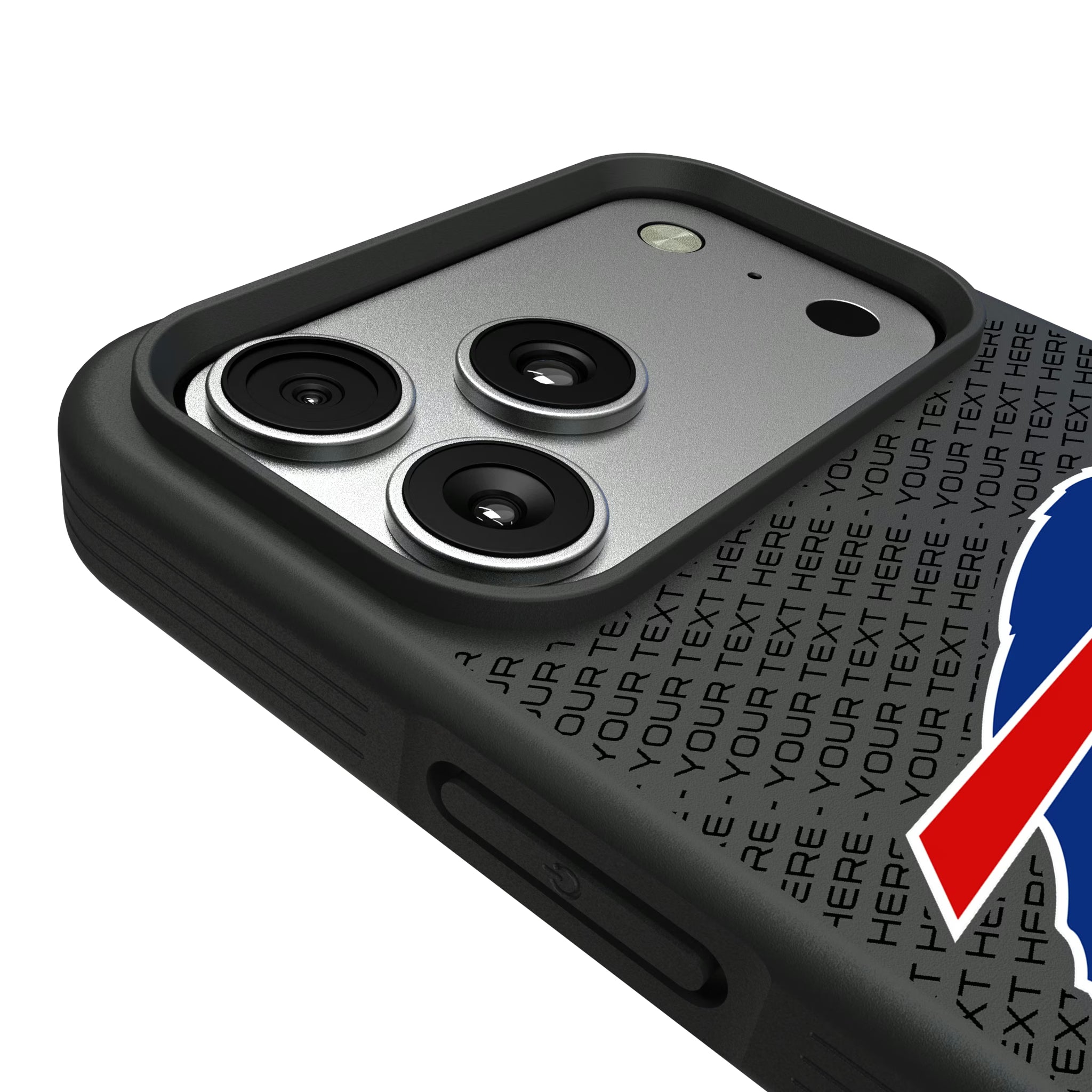 Buffalo Bills Personalized EndZone Plus iPhone Bump Phone Case for Apple iPhone - Detail#Device_iPhone 17 Pro Max
