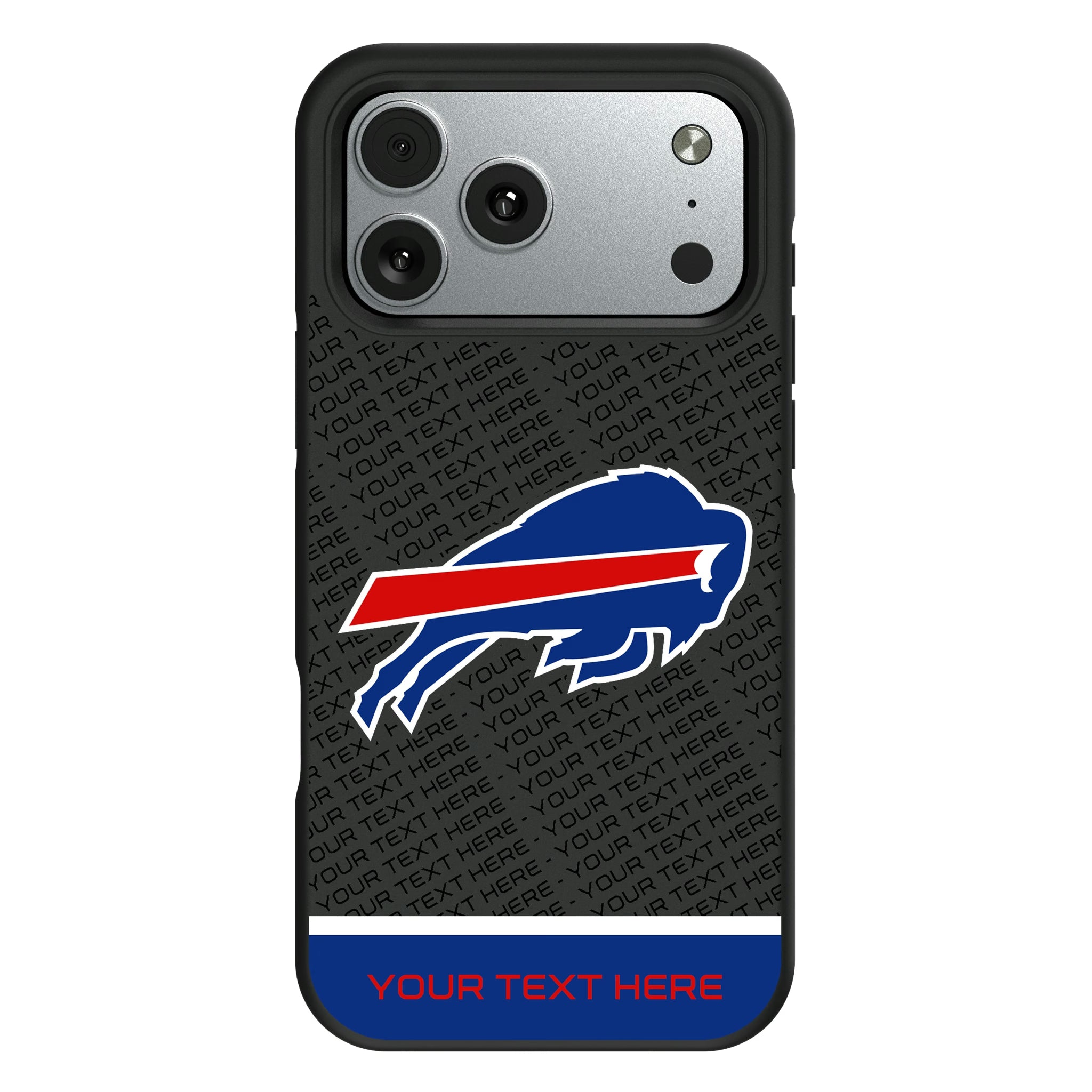 Buffalo Bills Personalized EndZone Plus iPhone Bump Phone Case for Apple iPhone#Device_iPhone 17 Pro Max