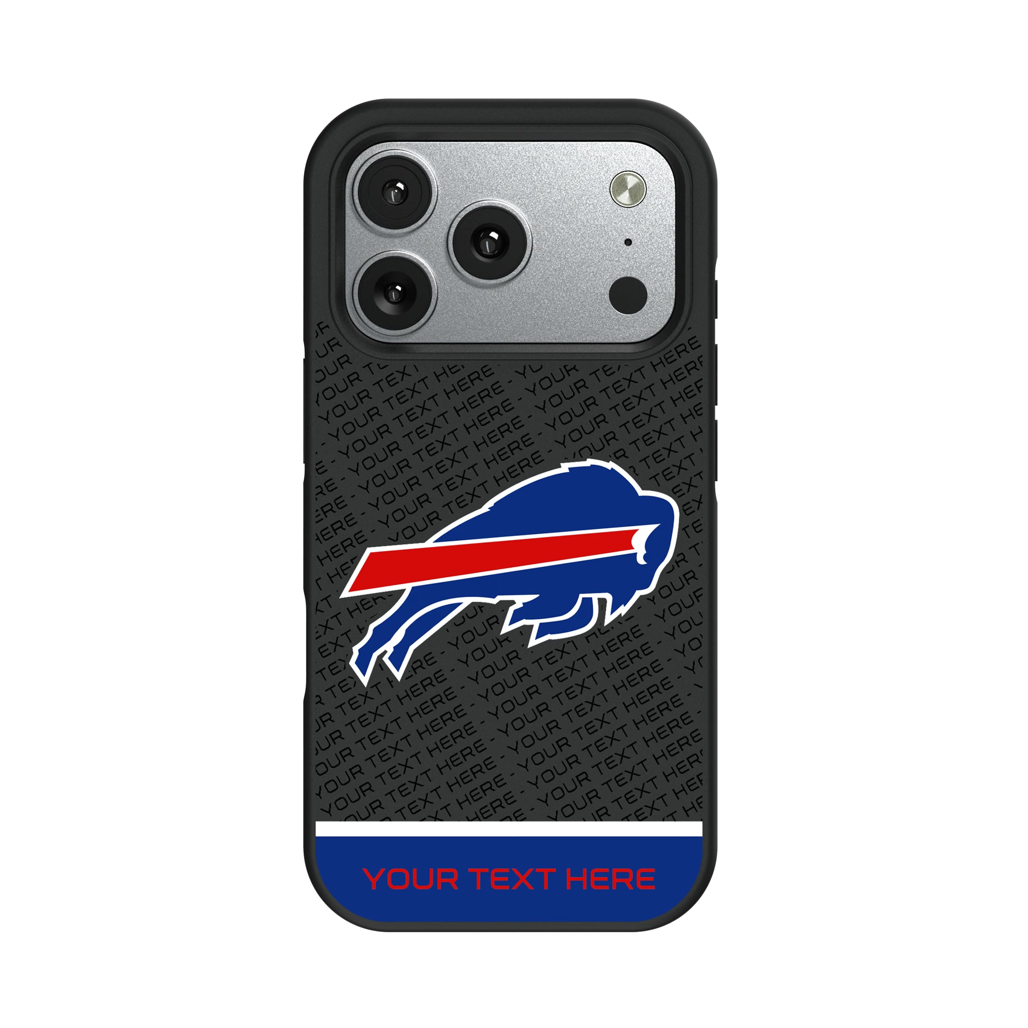Buffalo Bills Personalized EndZone Plus iPhone Bump Phone Case for Apple iPhone#Device_iPhone 17 Pro