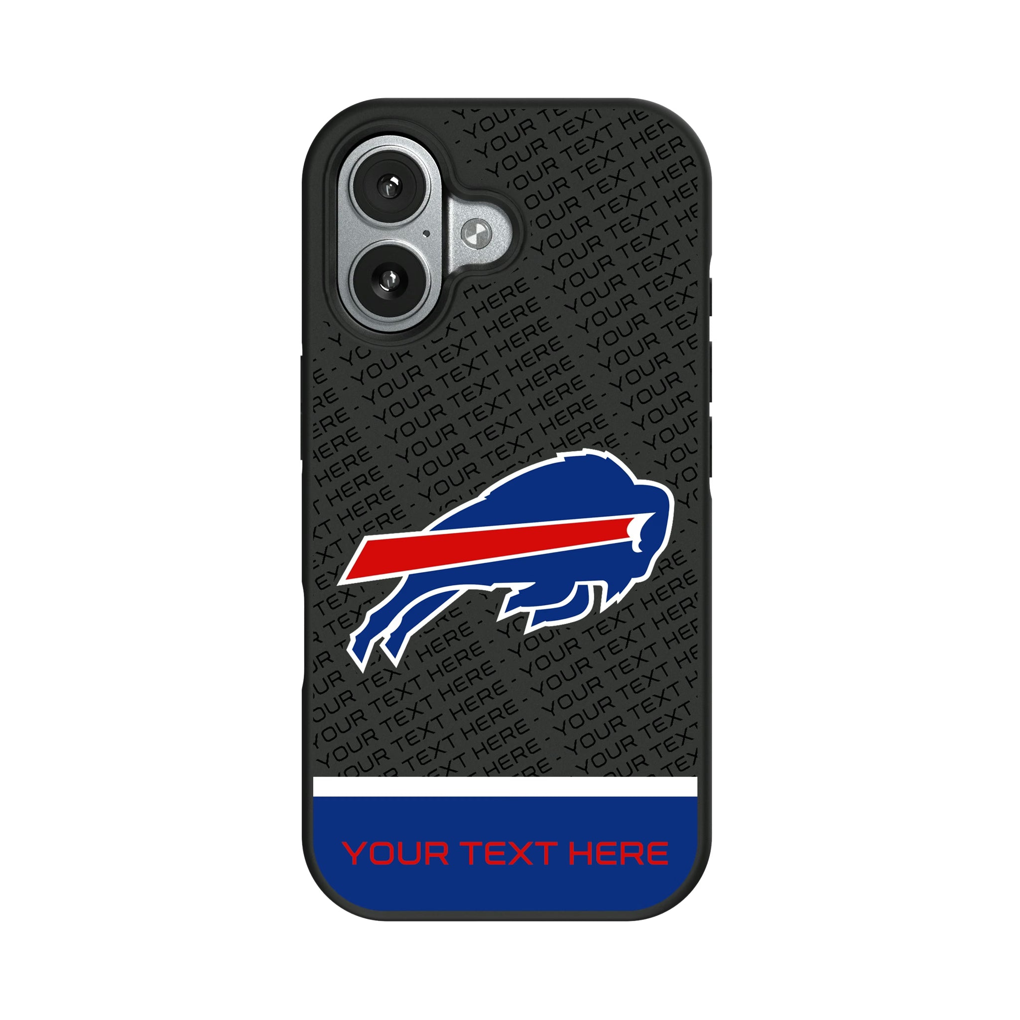 Buffalo Bills Personalized EndZone Plus iPhone Bump Phone Case for Apple iPhone#Device_iPhone 17