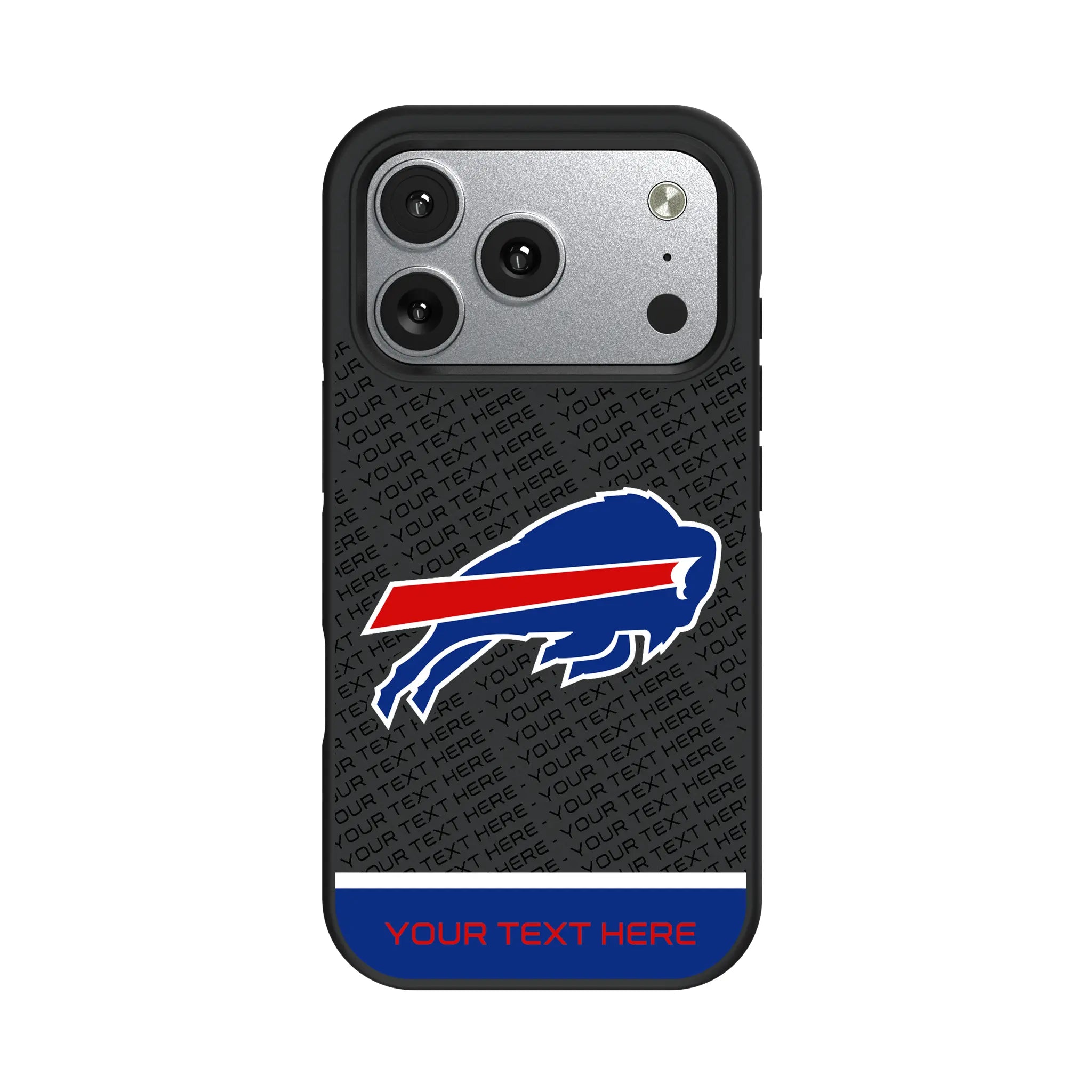 Buffalo Bills Personalized EndZone Plus iPhone Bump Phone Case for Apple iPhone#Device_iPhone 17 Pro