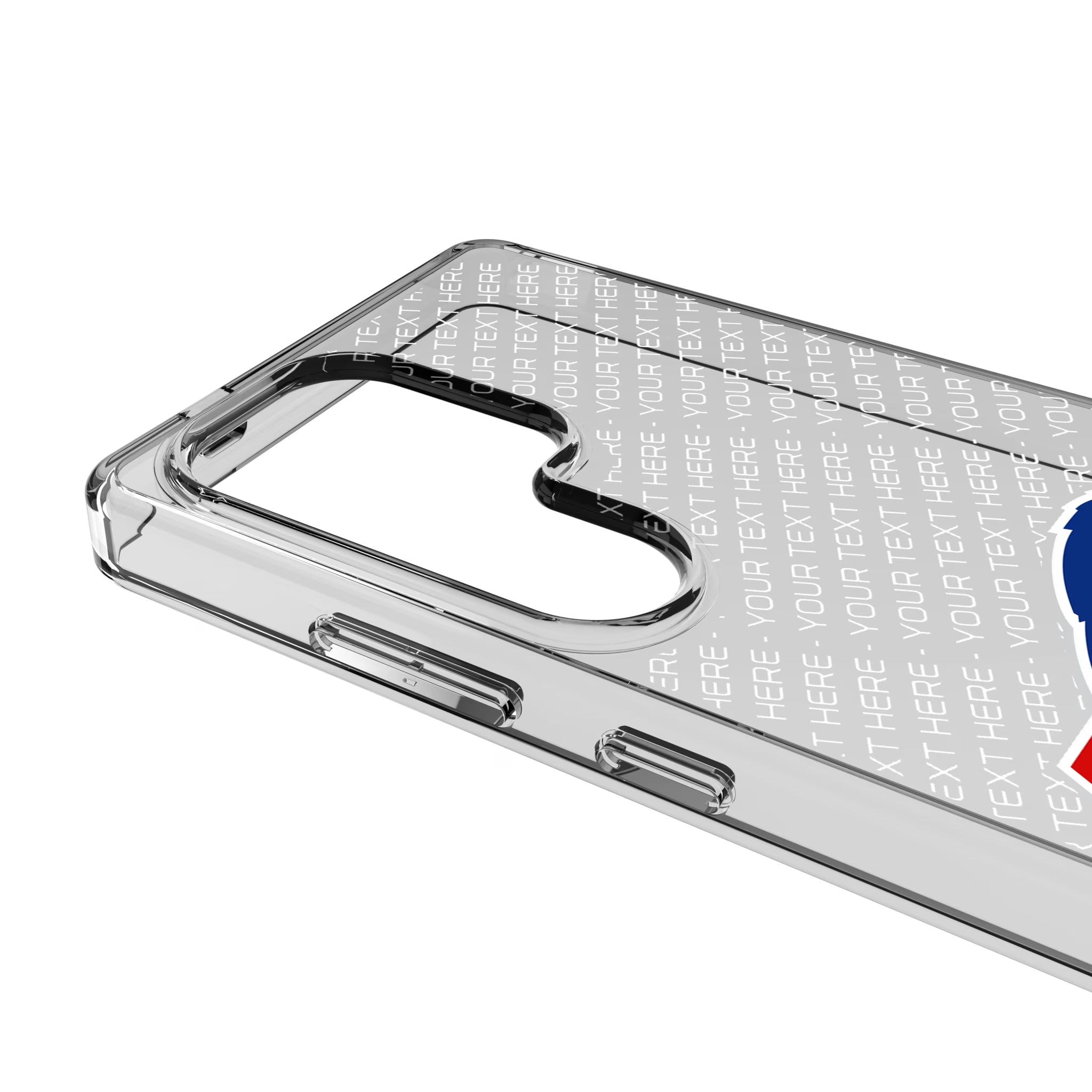Buffalo Bills Personalized EndZone Plus Galaxy Clear Phone Case for Samsung Galaxy - Detail