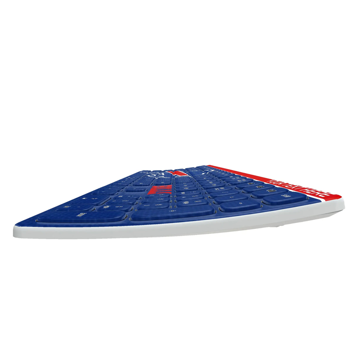 Buffalo Bills Personalized Endzone Solid KKB605 Curved Wireless Keyboard