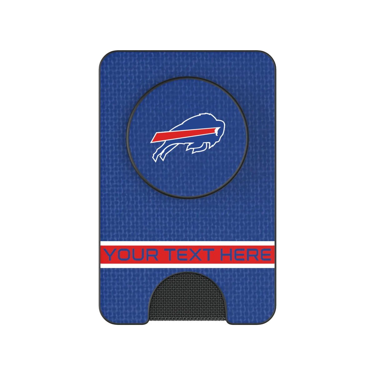 Buffalo Bills Personalized Endzone Solid Popsockets Wallet Magnetic