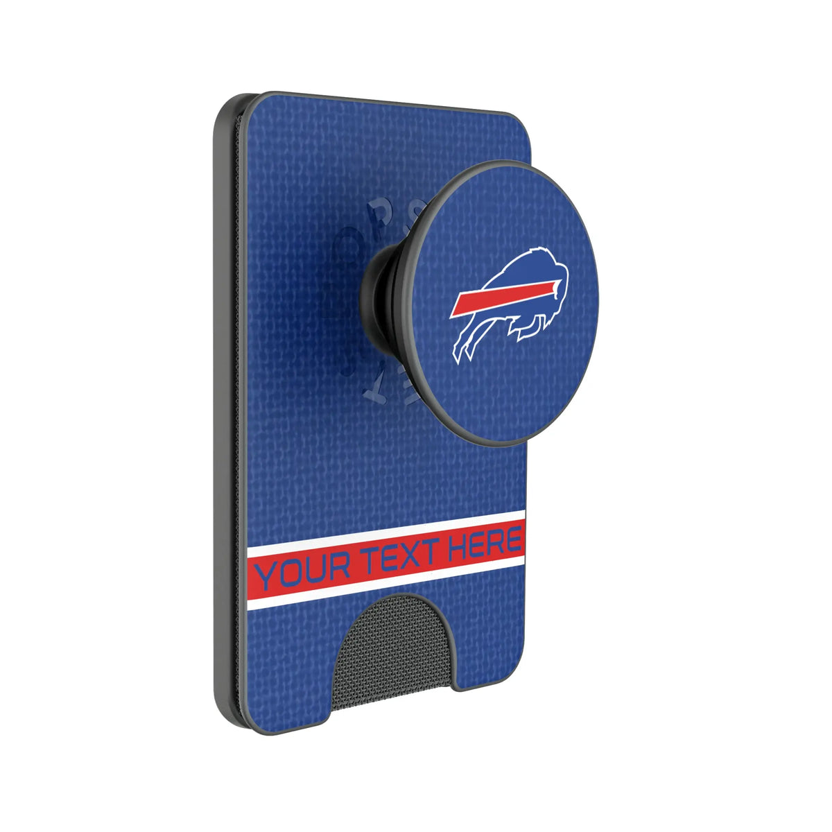 Buffalo Bills Personalized Endzone Solid Popsockets Wallet Magnetic