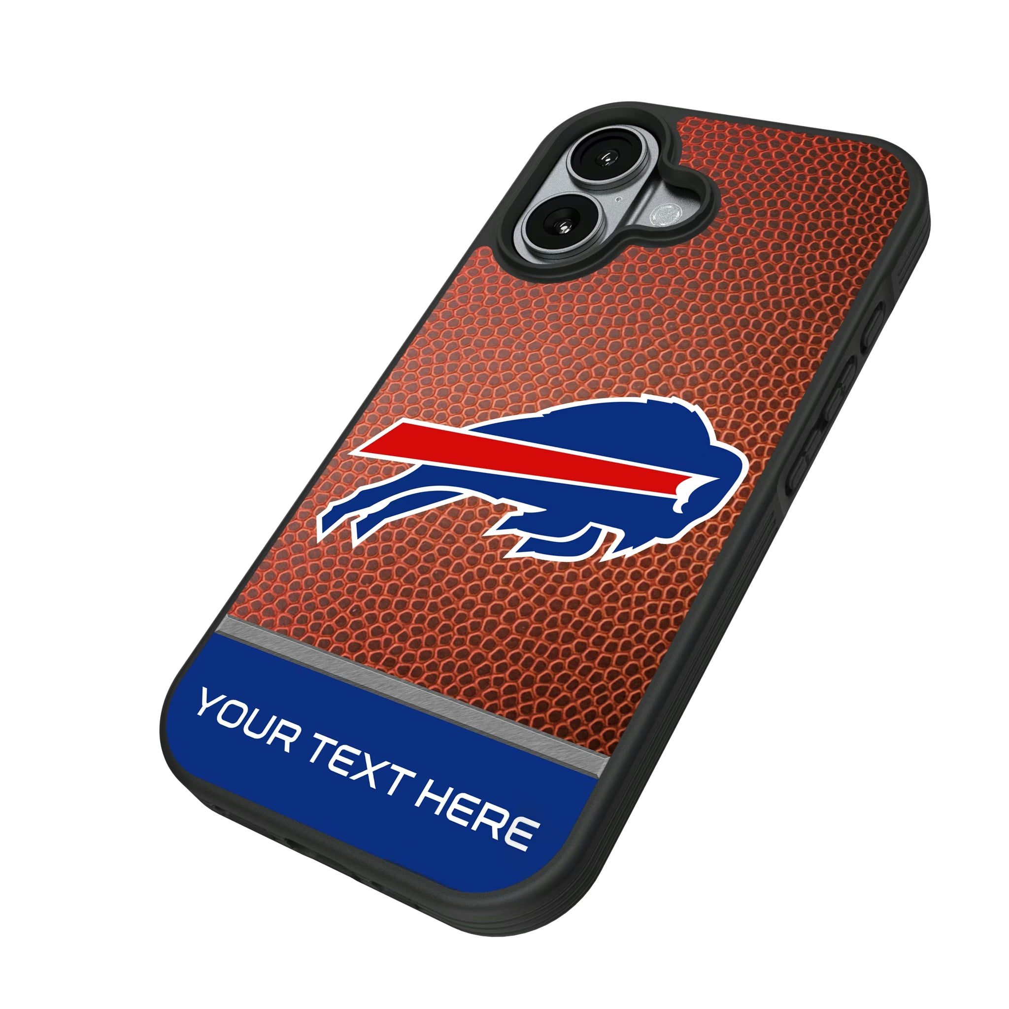 Buffalo Bills Personalized Football iPhone Bump Phone Case for Apple iPhone - Isometric View#Device_iPhone 17