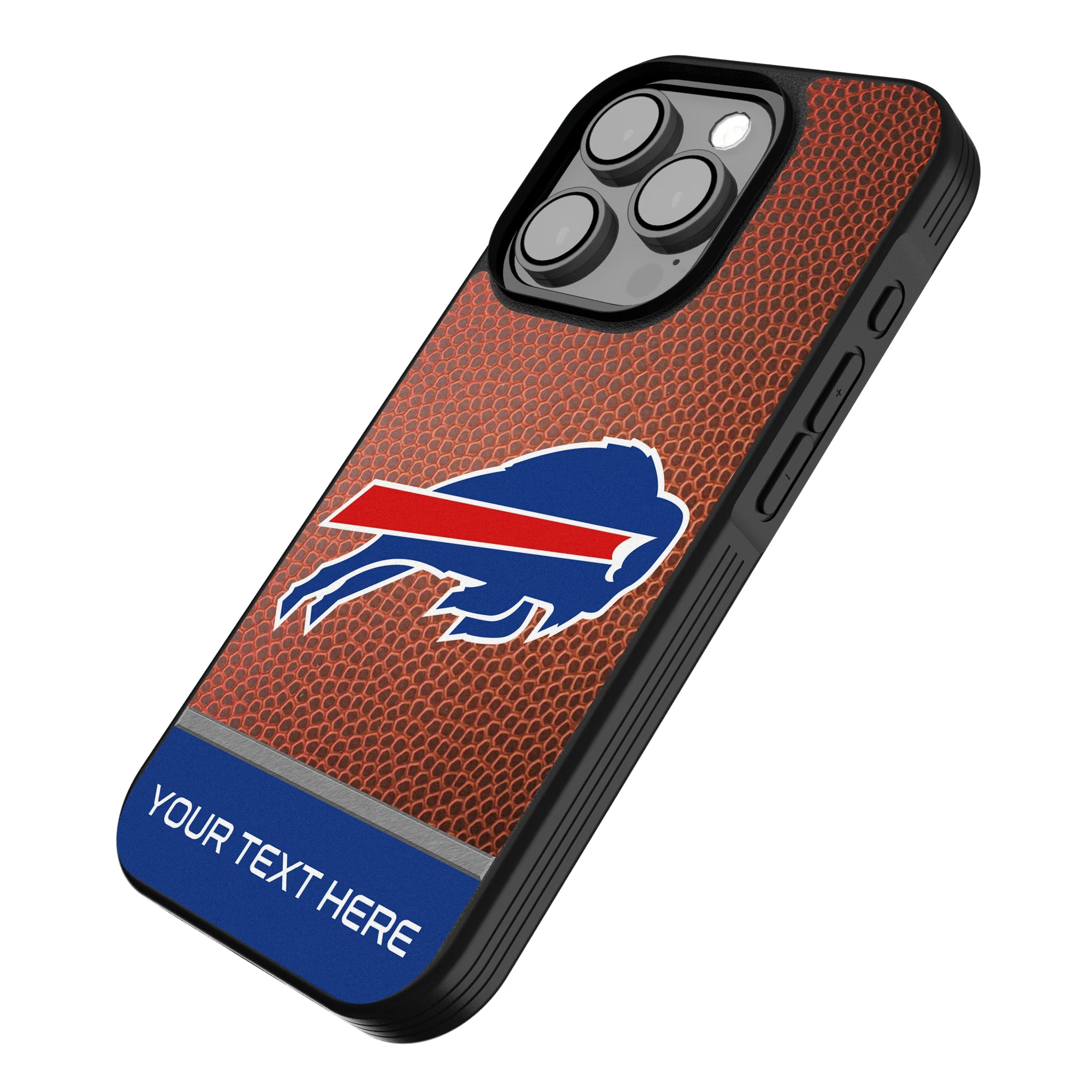 Buffalo Bills Personalized Football iPhone Bump Phone Case for Apple iPhone - Isometric View