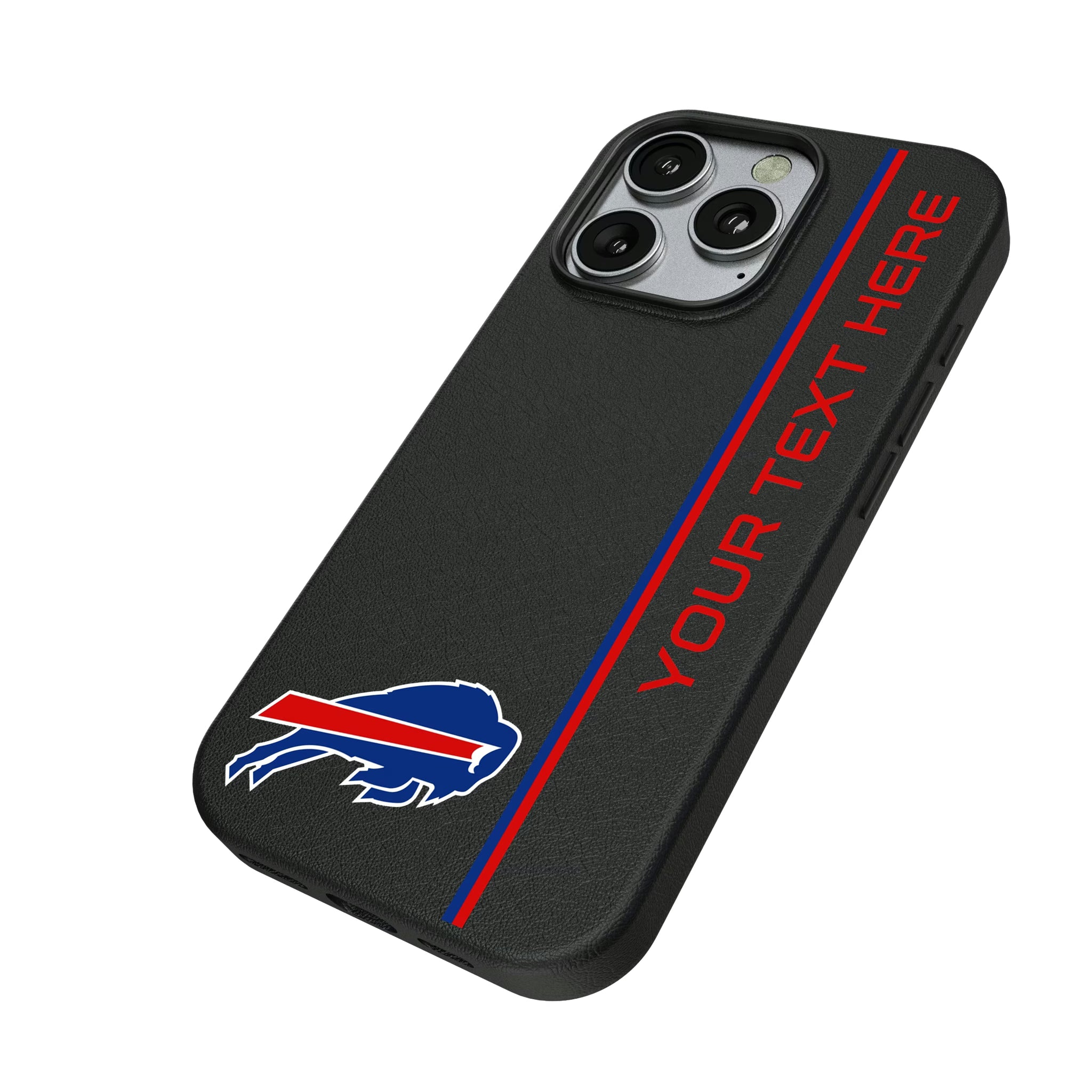 Buffalo Bills Personalized Sidebard iPhone MagSafe Compatible Phone Case for Apple iPhone - Isometric View
