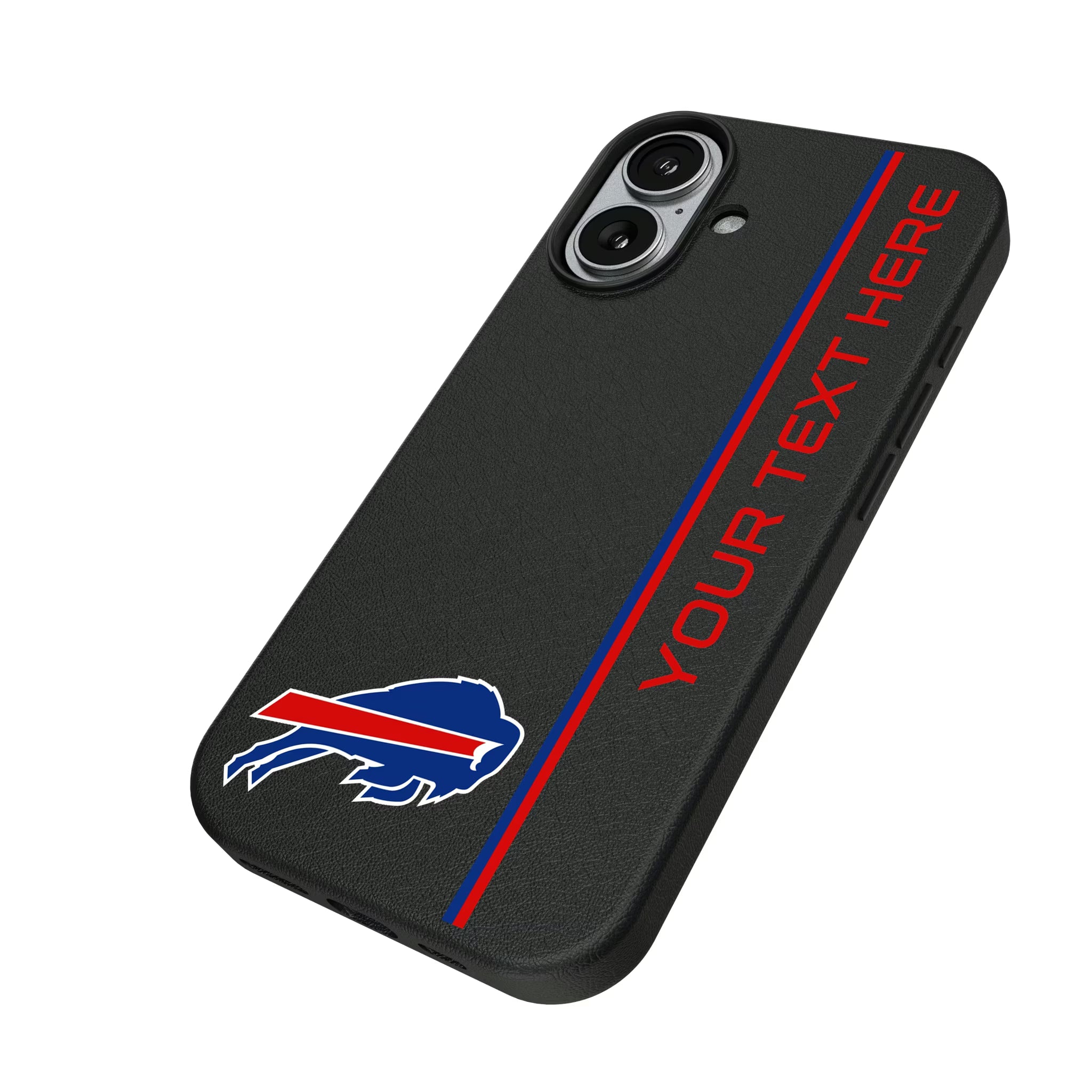 Buffalo Bills Personalized Sidebard iPhone MagSafe Compatible Phone Case for Apple iPhone - Isometric View#Device_iPhone 17