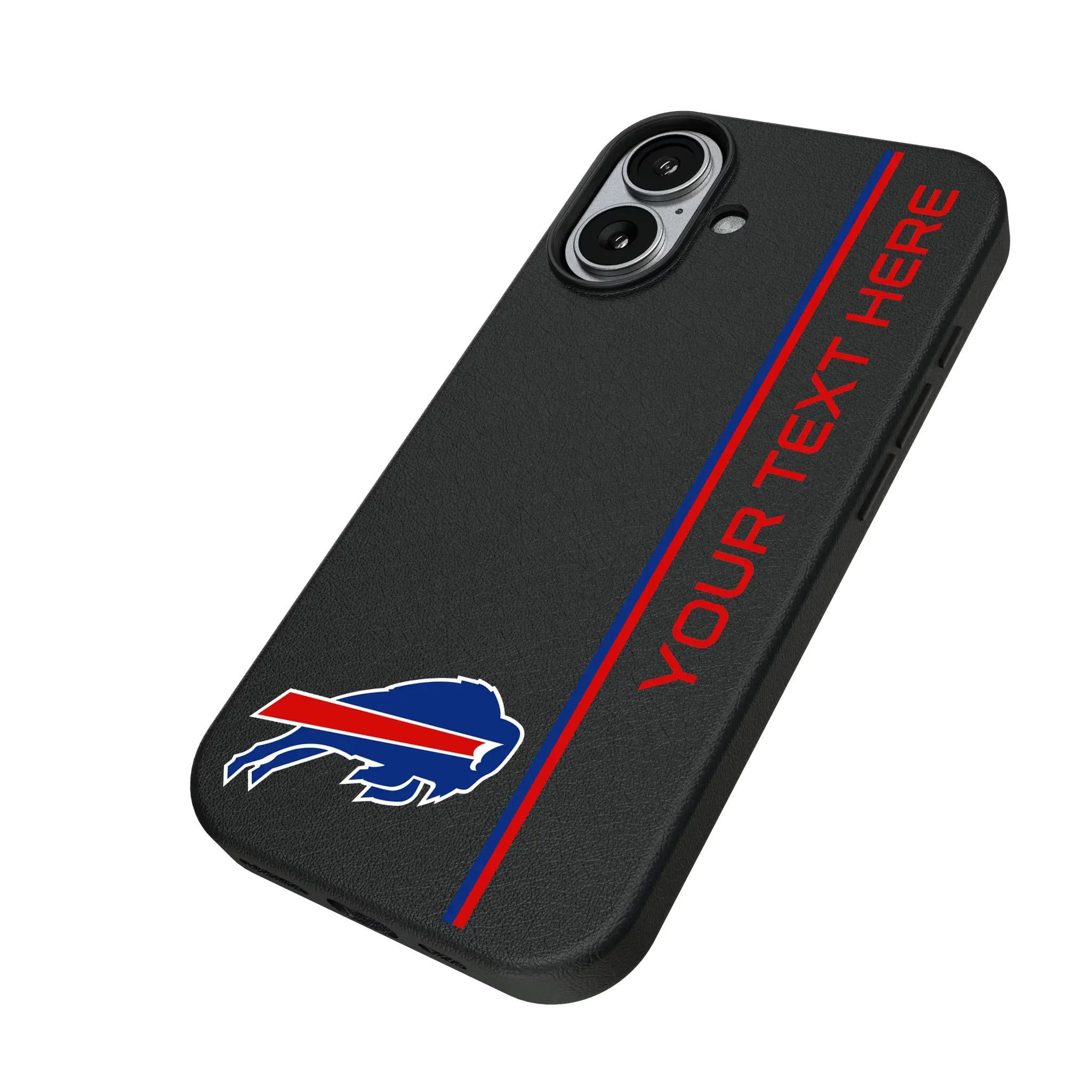 Buffalo Bills Personalized Sidebard iPhone MagSafe Compatible Phone Case for Apple iPhone - Isometric View#Device_iPhone 17