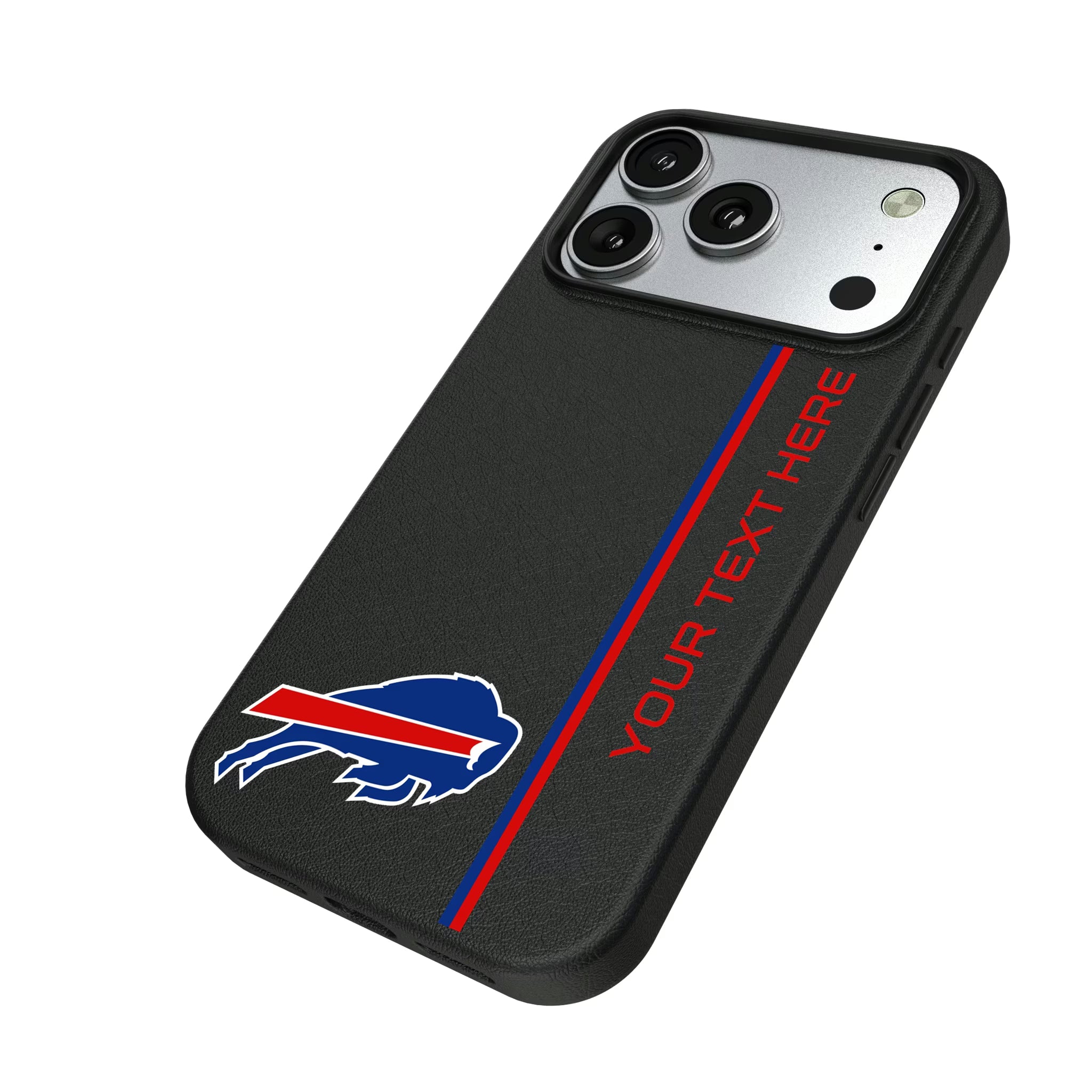 Buffalo Bills Personalized Sidebard iPhone MagSafe Compatible Phone Case for Apple iPhone - Isometric View#Device_iPhone 17 Pro
