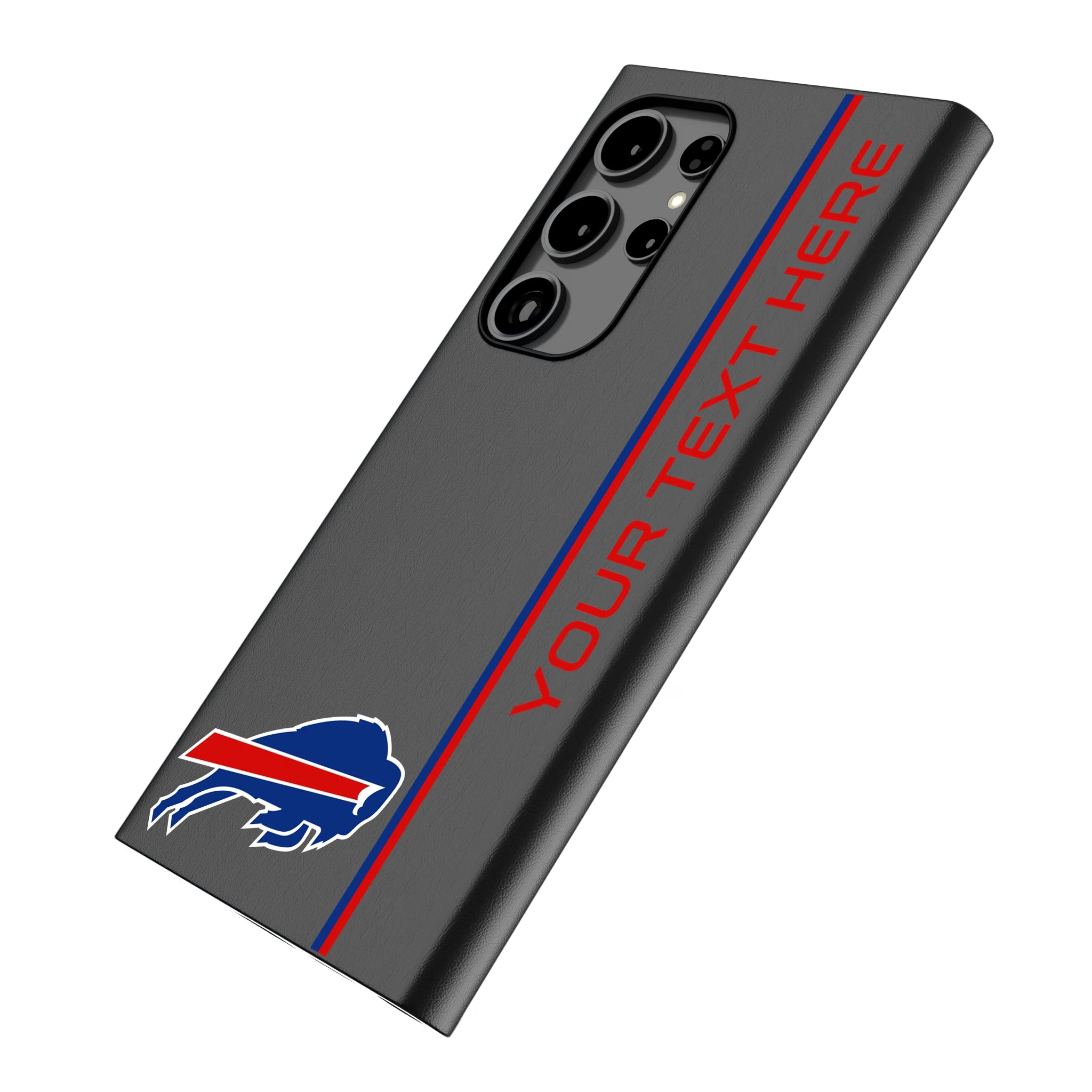 Buffalo Bills Personalized Sidebard Galaxy MagSafe Compatible Phone Case for Samsung Galaxy - Isometric View