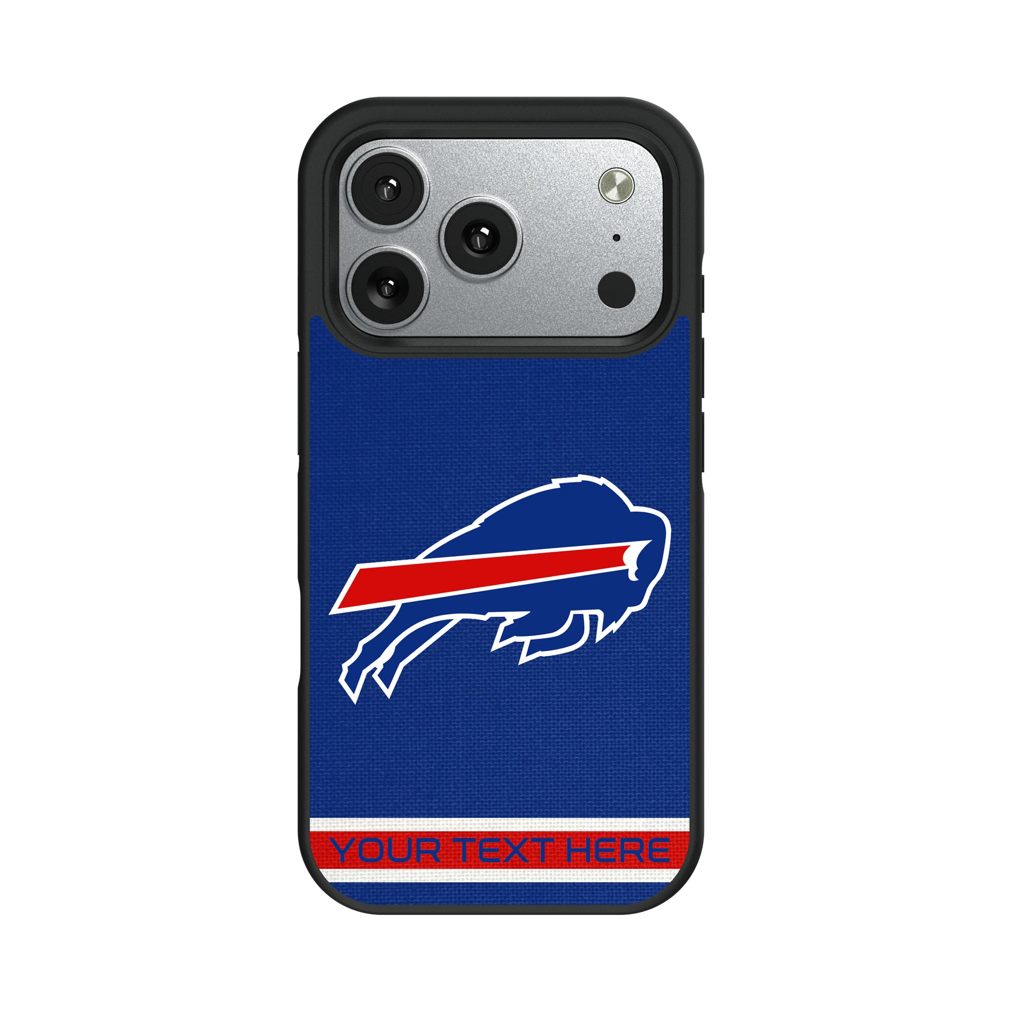 Buffalo Bills Personalized Stripe iPhone Bump Phone Case for Apple iPhone#Device_iPhone 17 Pro
