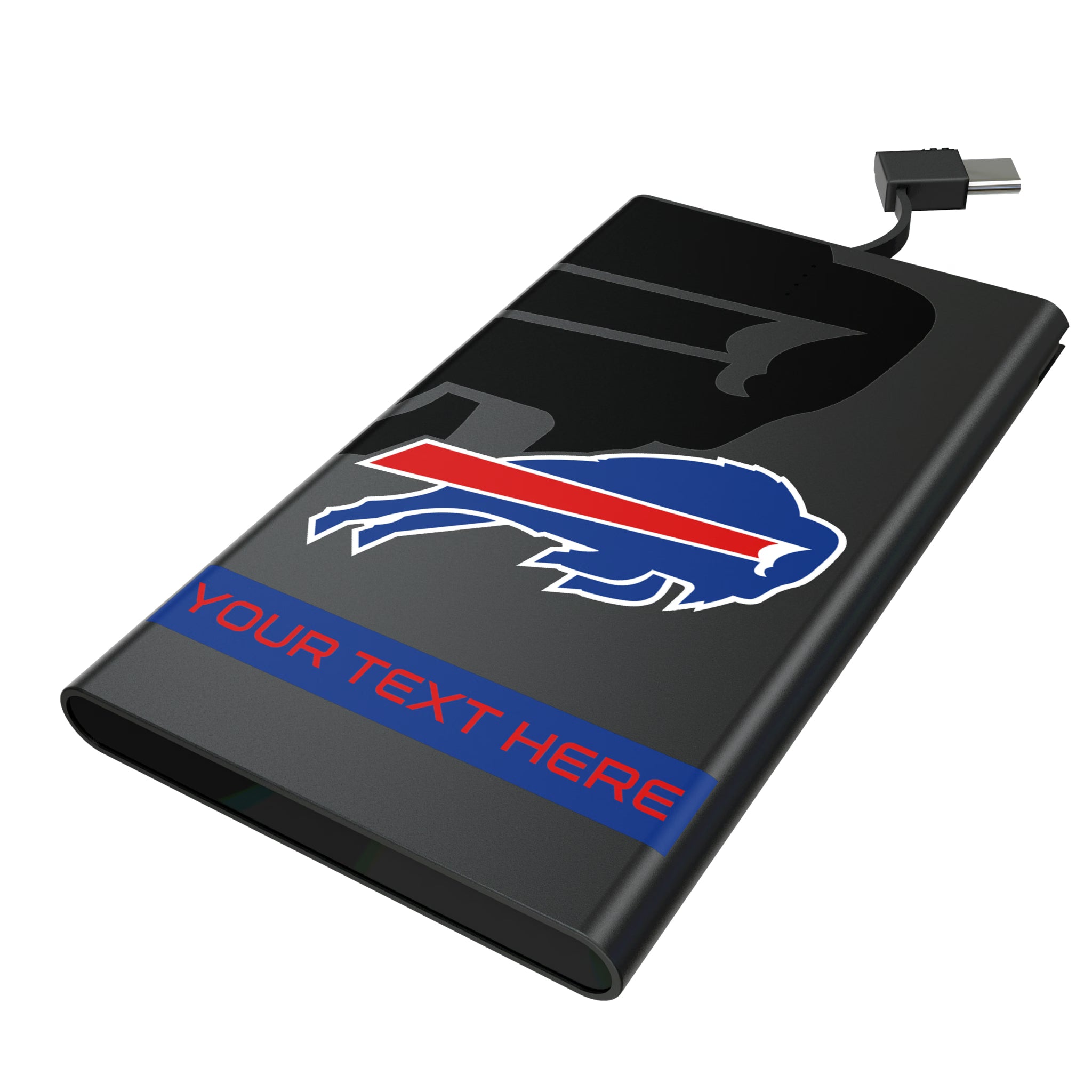 Buffalo Bills Personalized Tilt 5000mAh Flat Powerbank