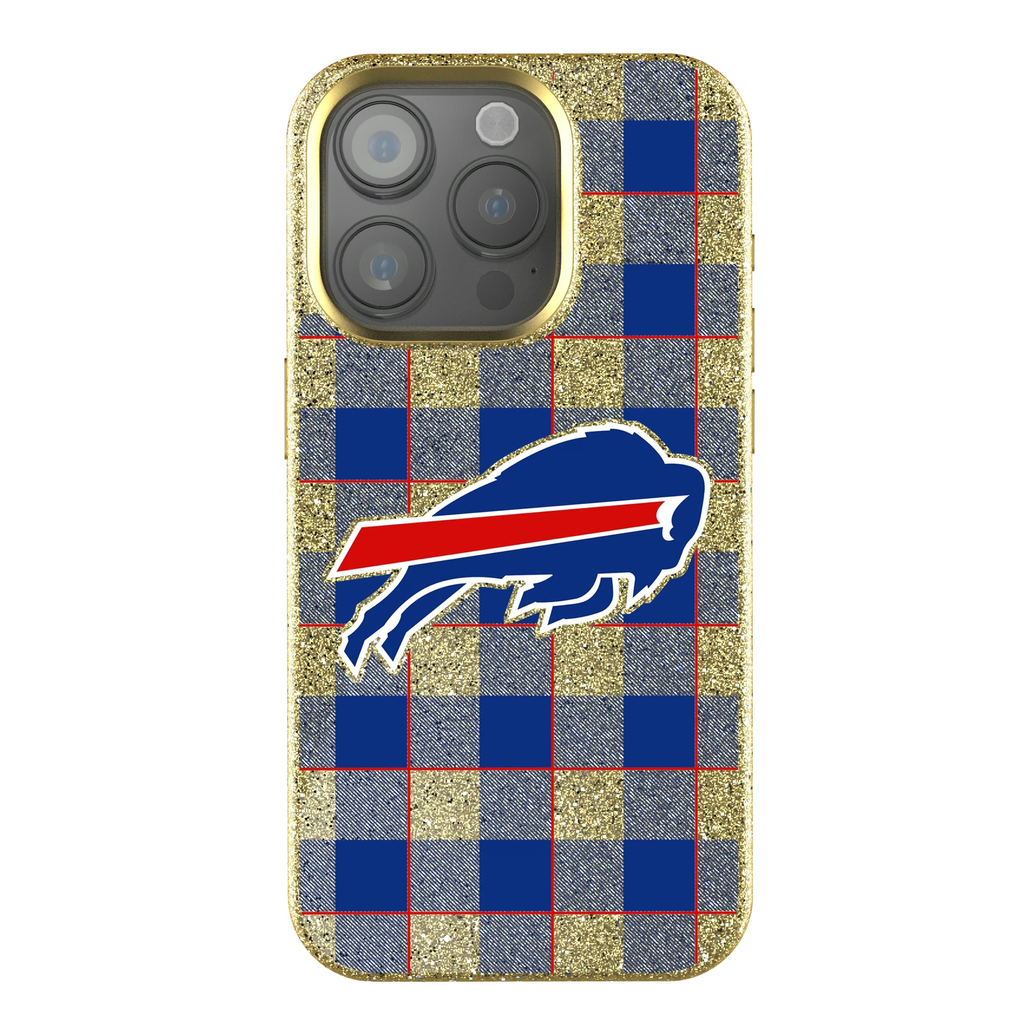 Buffalo Bills Plaid iPhone Bling Phone Case for Apple iPhone