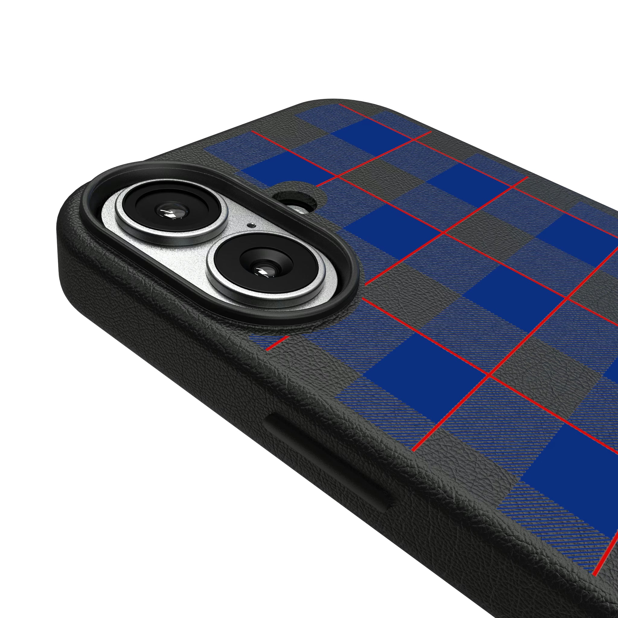 Buffalo Bills Plaid iPhone MagSafe Compatible Phone Case for Apple iPhone - Detail#Device_iPhone 17