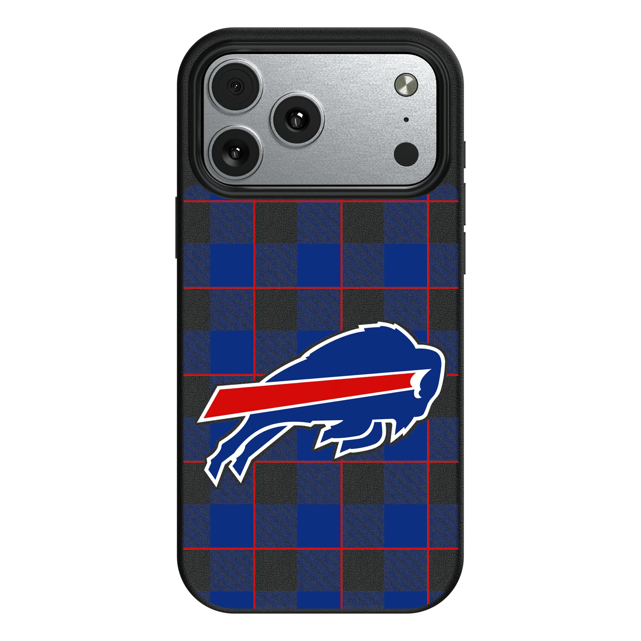 Buffalo Bills Plaid iPhone MagSafe Compatible Phone Case for Apple iPhone#Device_iPhone 17 Pro Max