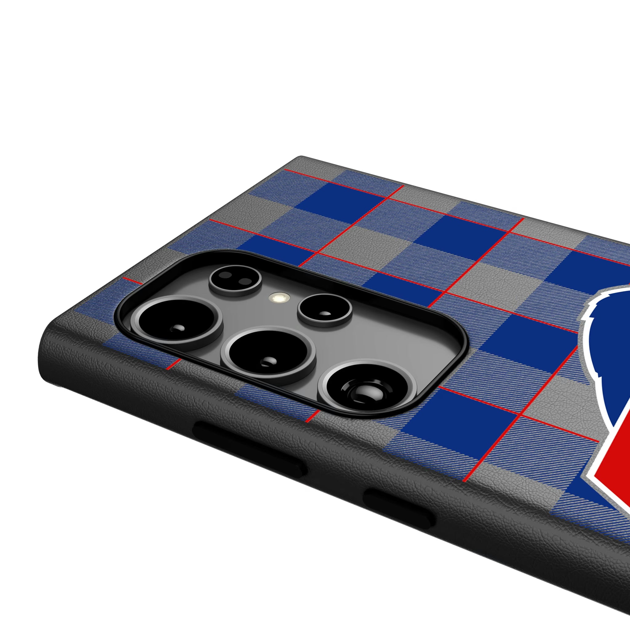 Buffalo Bills Plaid Galaxy MagSafe Compatible Phone Case for Samsung Galaxy - Detail