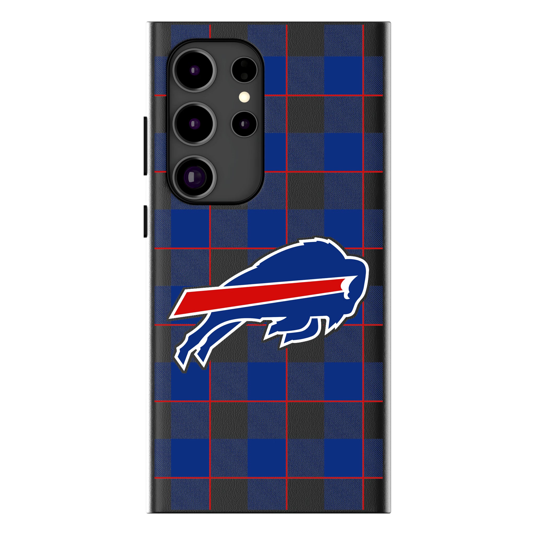 Buffalo Bills Plaid Galaxy MagSafe Compatible Phone Case for Samsung Galaxy