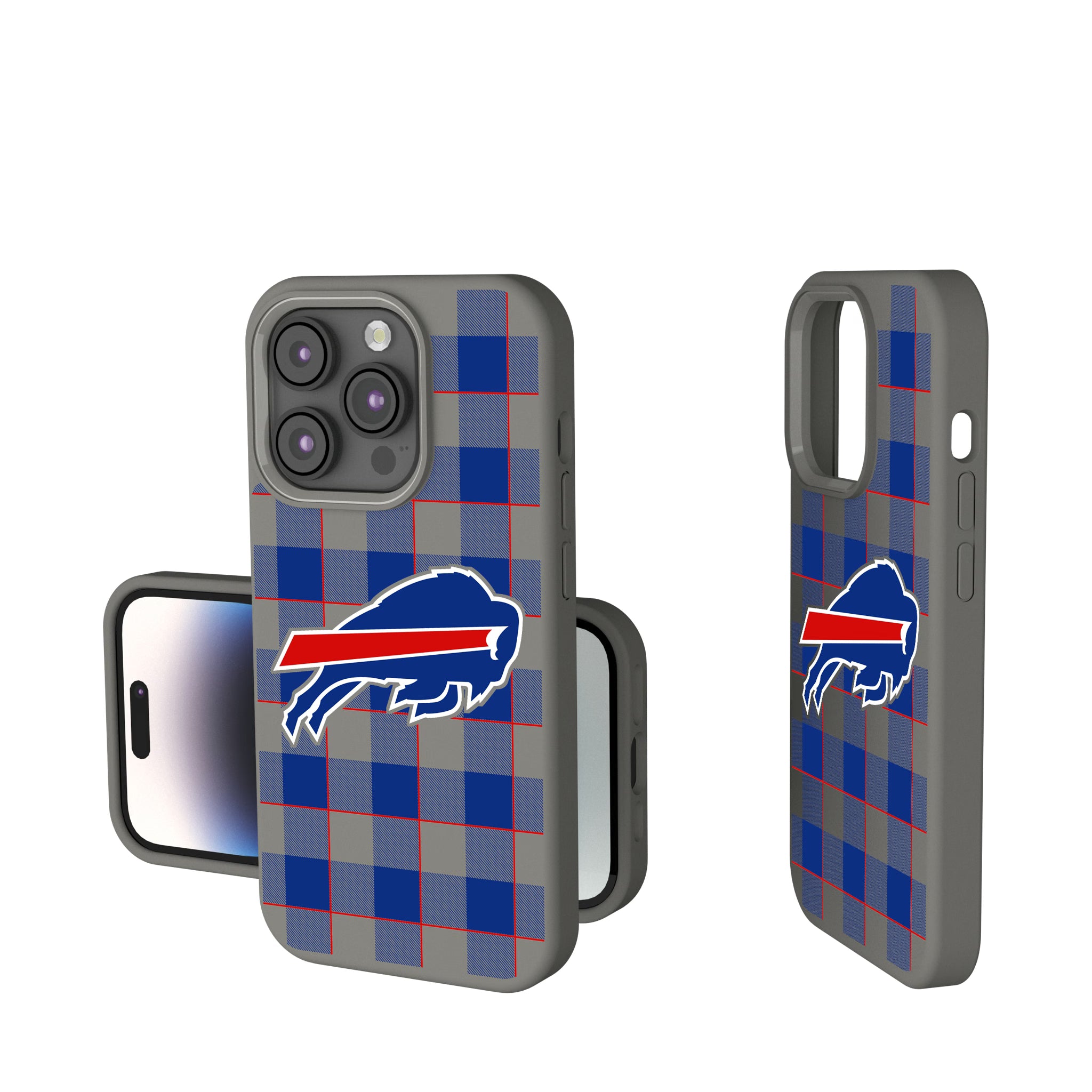 Buffalo Bills Plaid iPhone Soft Touch Phone Case for Apple iPhone