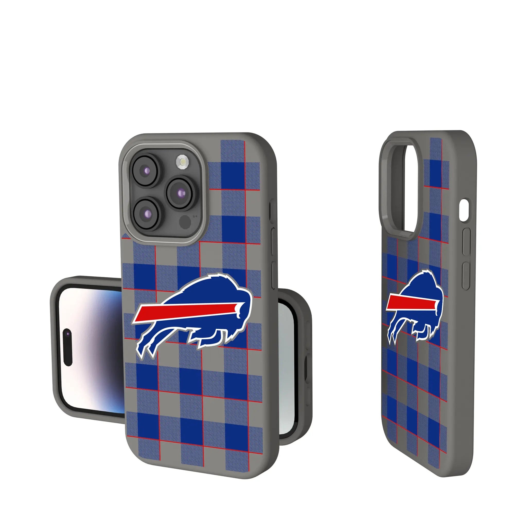 Buffalo Bills Plaid iPhone Soft Touch Phone Case for Apple iPhone