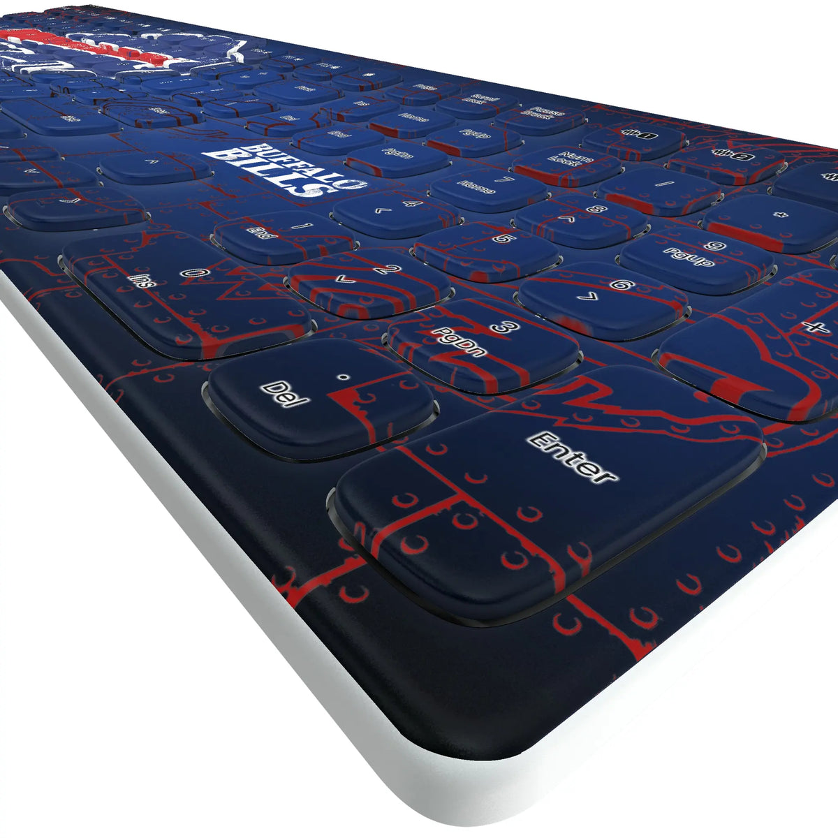 Buffalo Bills Rivet KKB605 Curved Wireless Keyboard - Detail