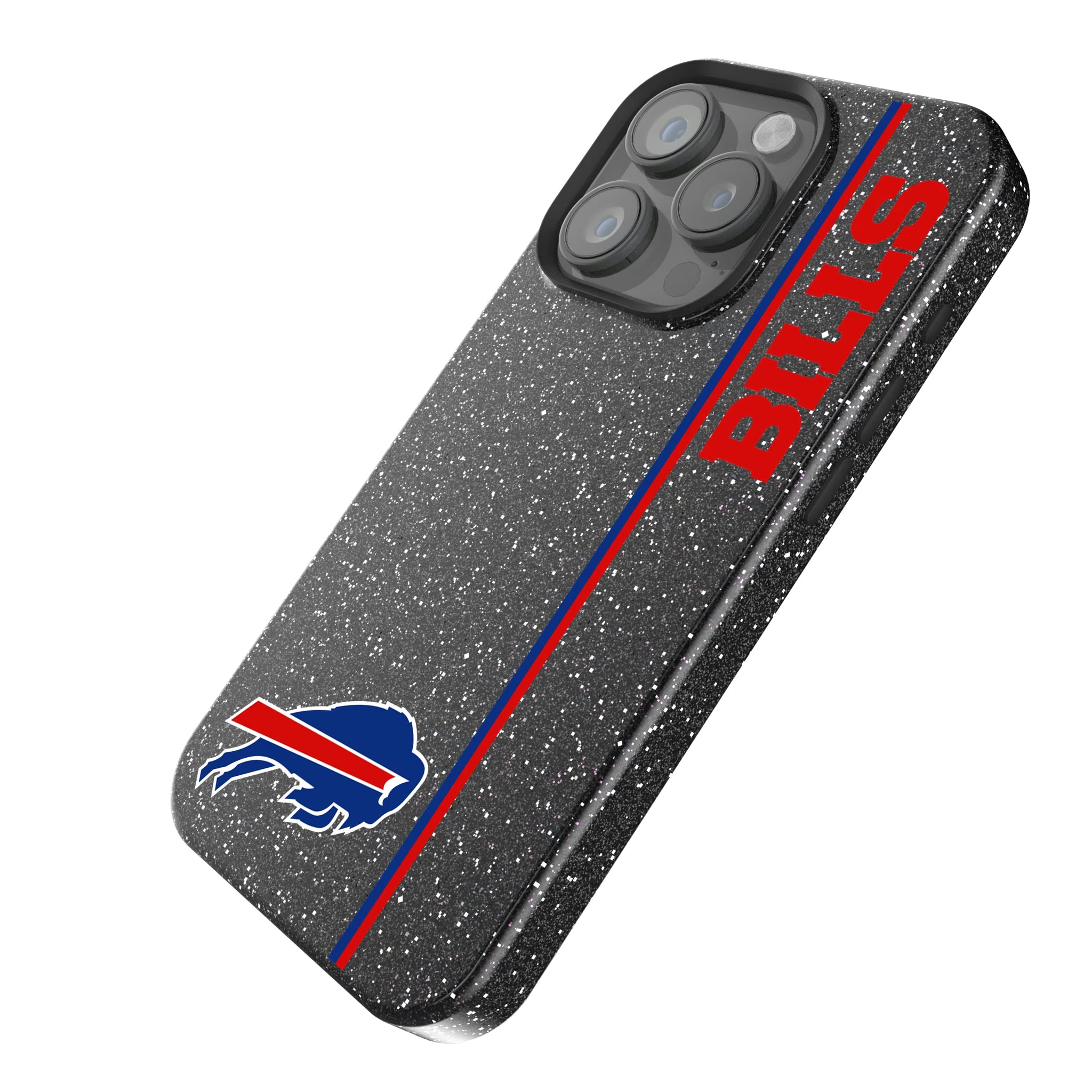 Buffalo Bills Sidebar iPhone Bling Phone Case for Apple iPhone - Isometric View