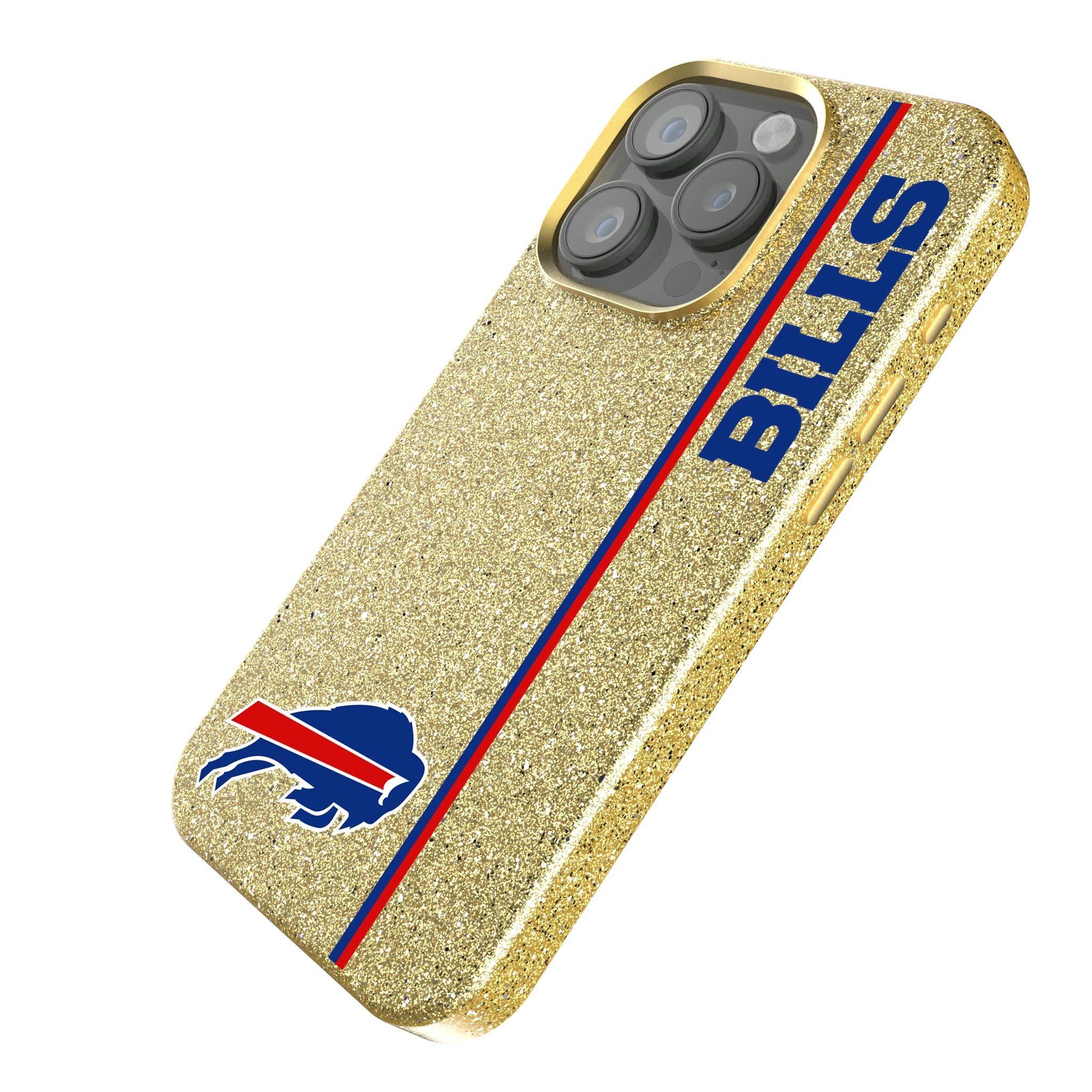 Buffalo Bills Sidebar iPhone Bling Phone Case for Apple iPhone - Isometric View
