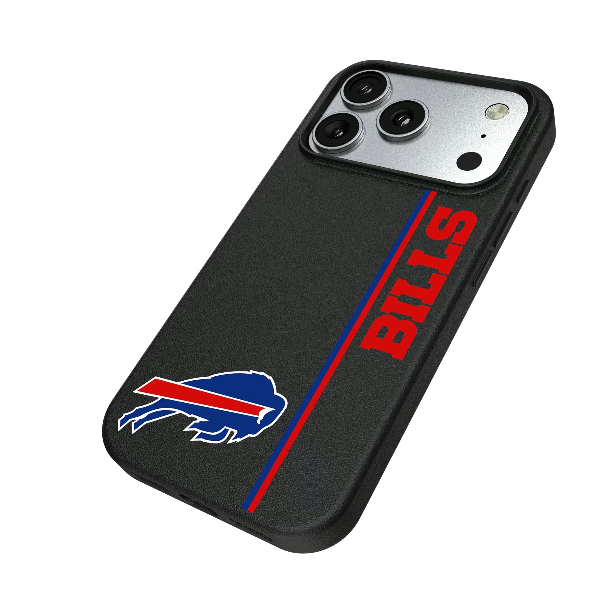 Buffalo Bills Sidebar iPhone MagSafe Compatible Phone Case for Apple iPhone - Isometric View#Device_iPhone 17 Pro